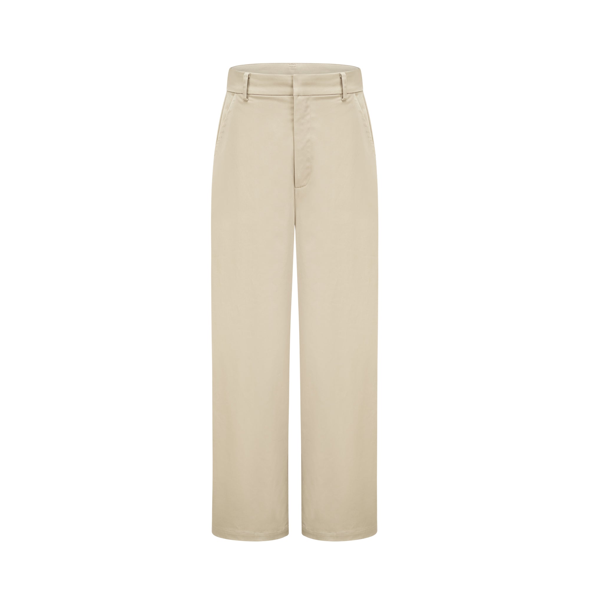 Odette wide-leg cotton trousers