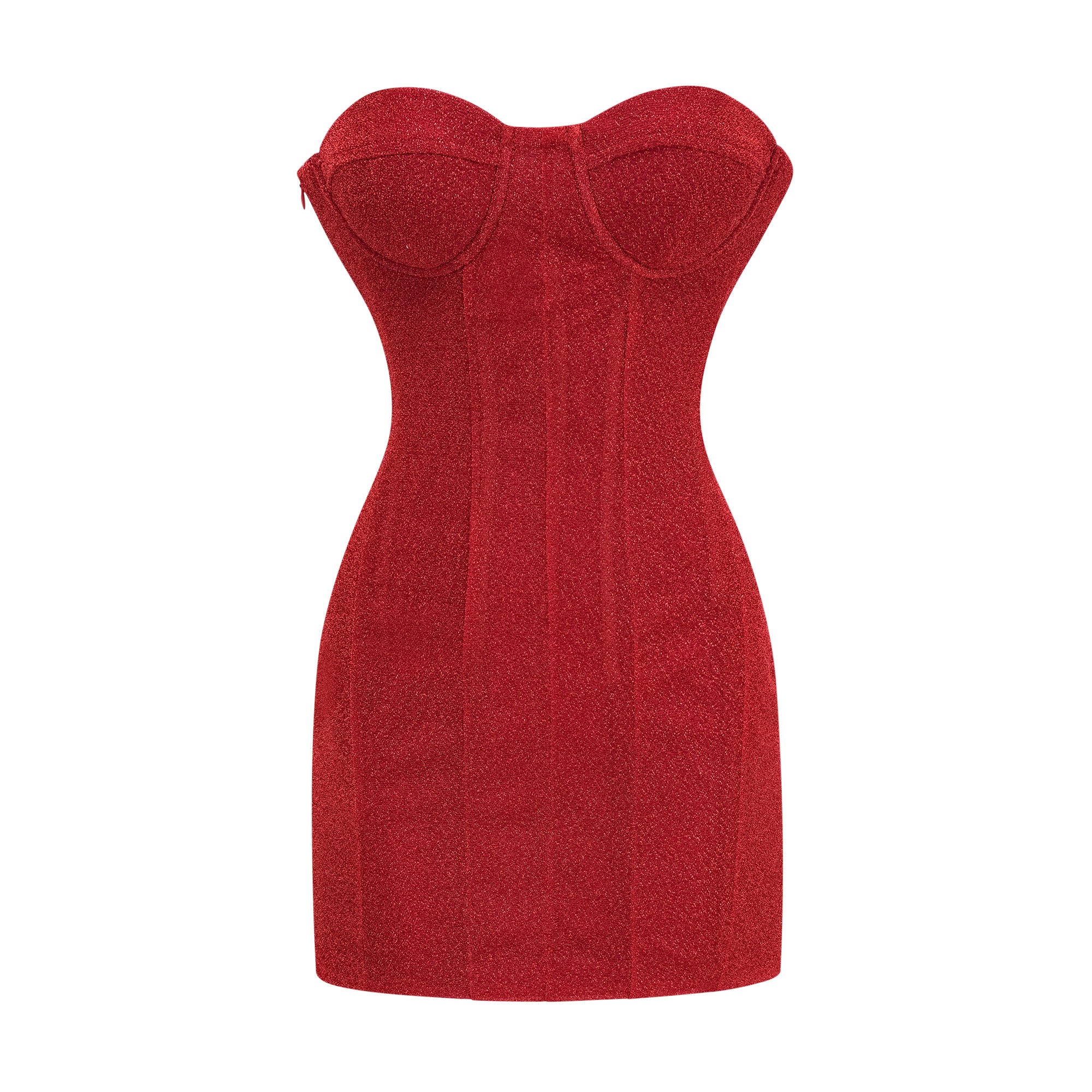 Orabelle Red Brilliance Drop Shiny Kleid