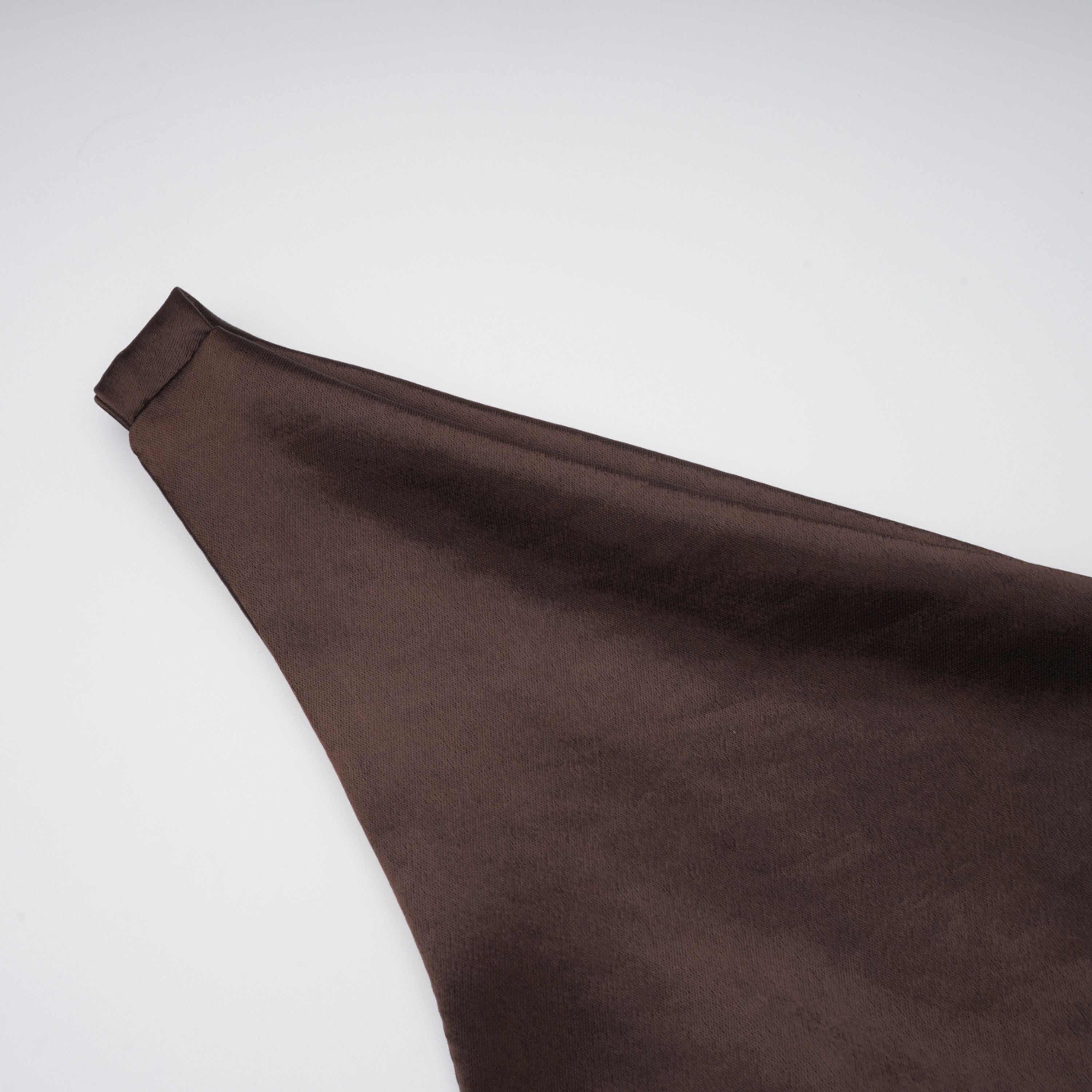 Pernilla Brown One Shoulder Satin Mini Dress