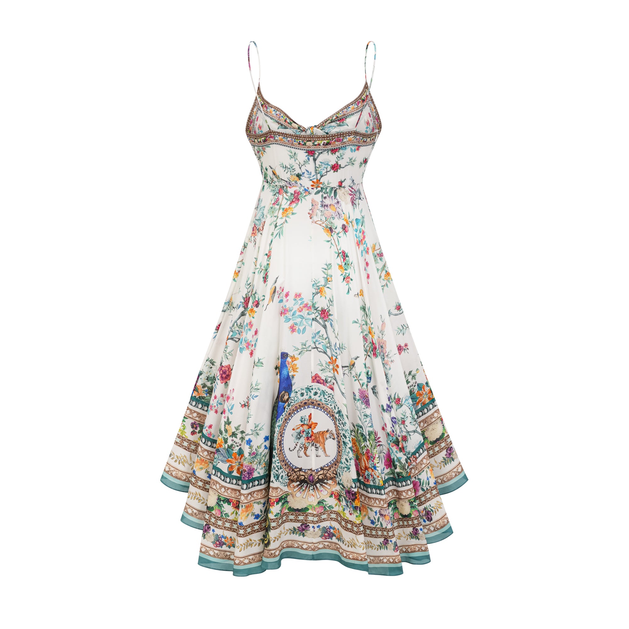 Philippine floral-print embellished midi dress (US Only)