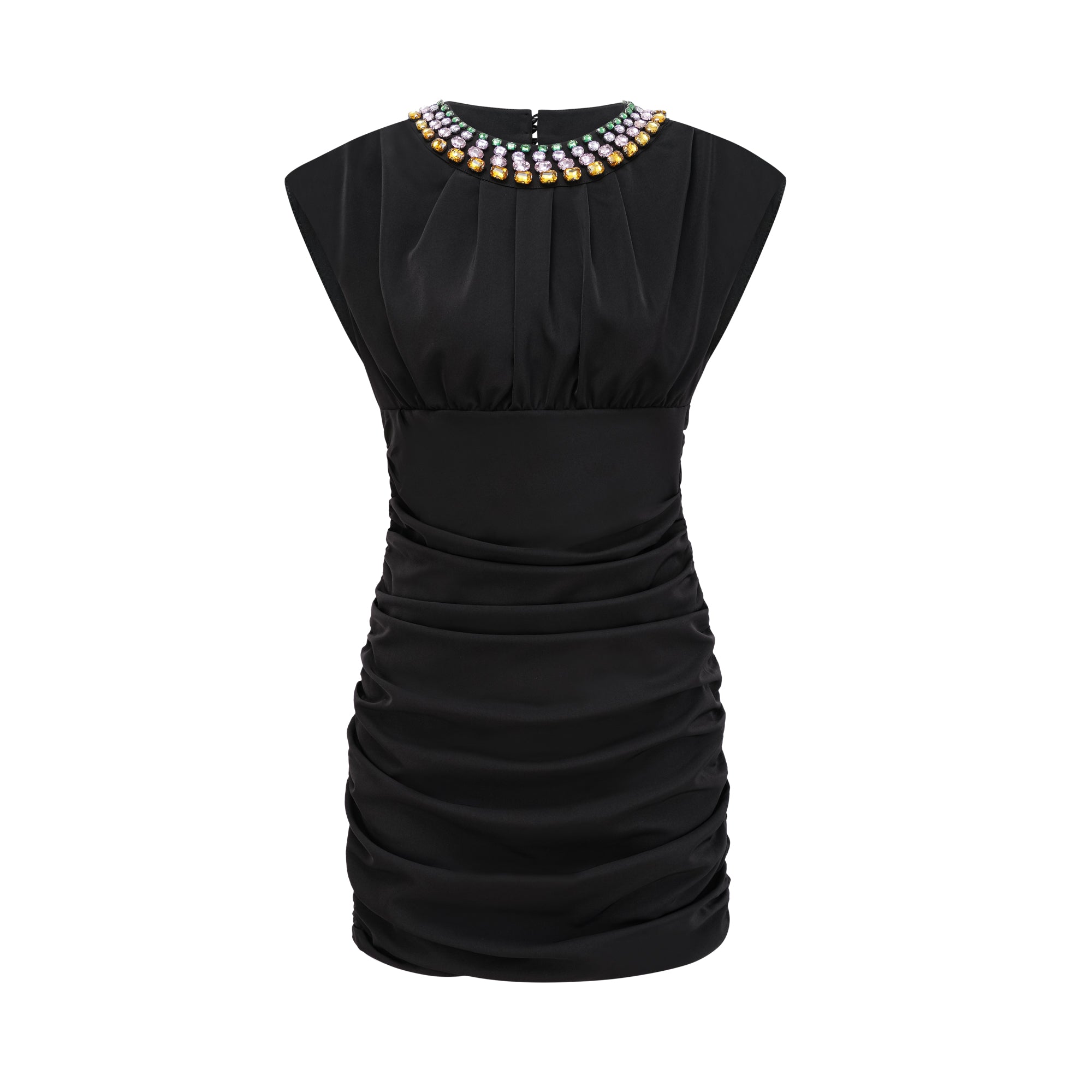 Imani crystal-embellished mini dress