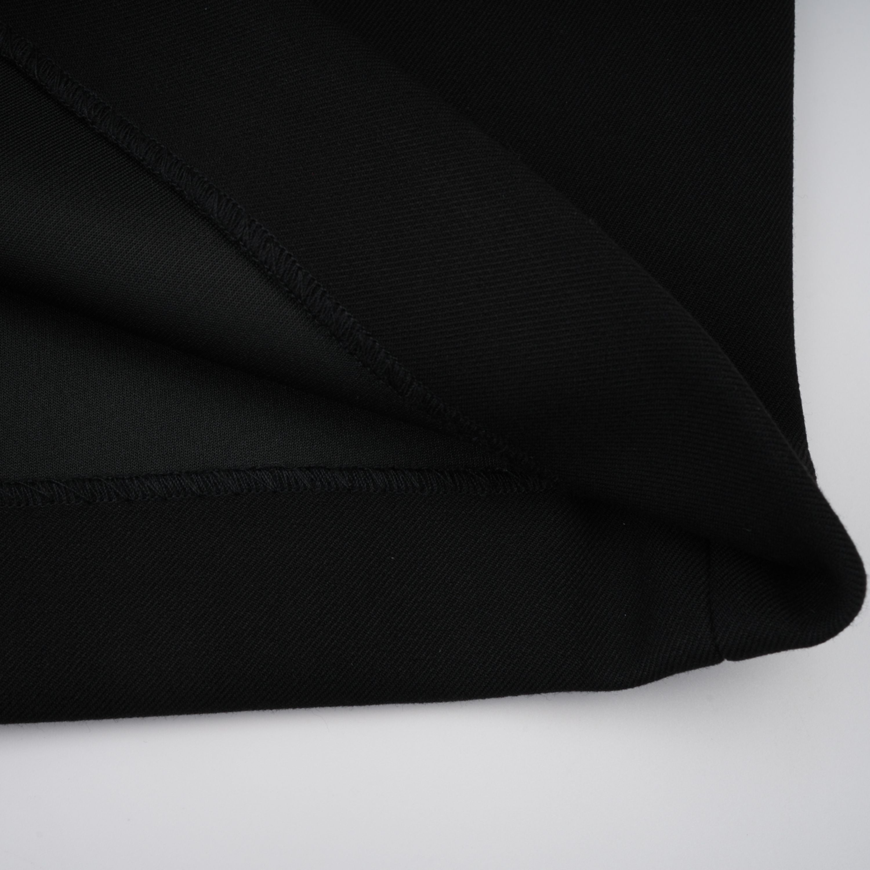 Ivona Black Boned Bodice Wide Leg Overalls