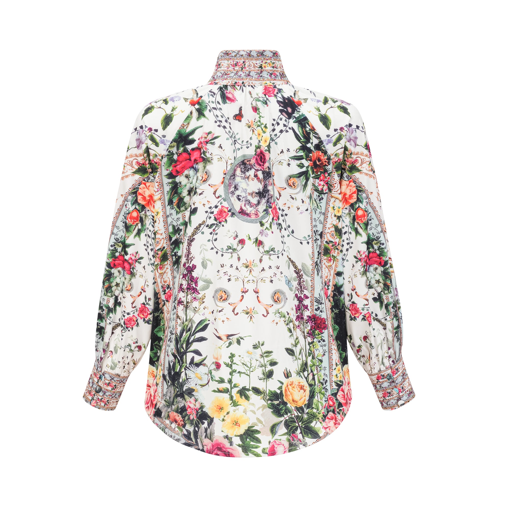 Anabella floral-print blouse & shorts matching set