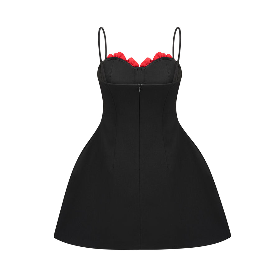 FAUX MINI DRESS