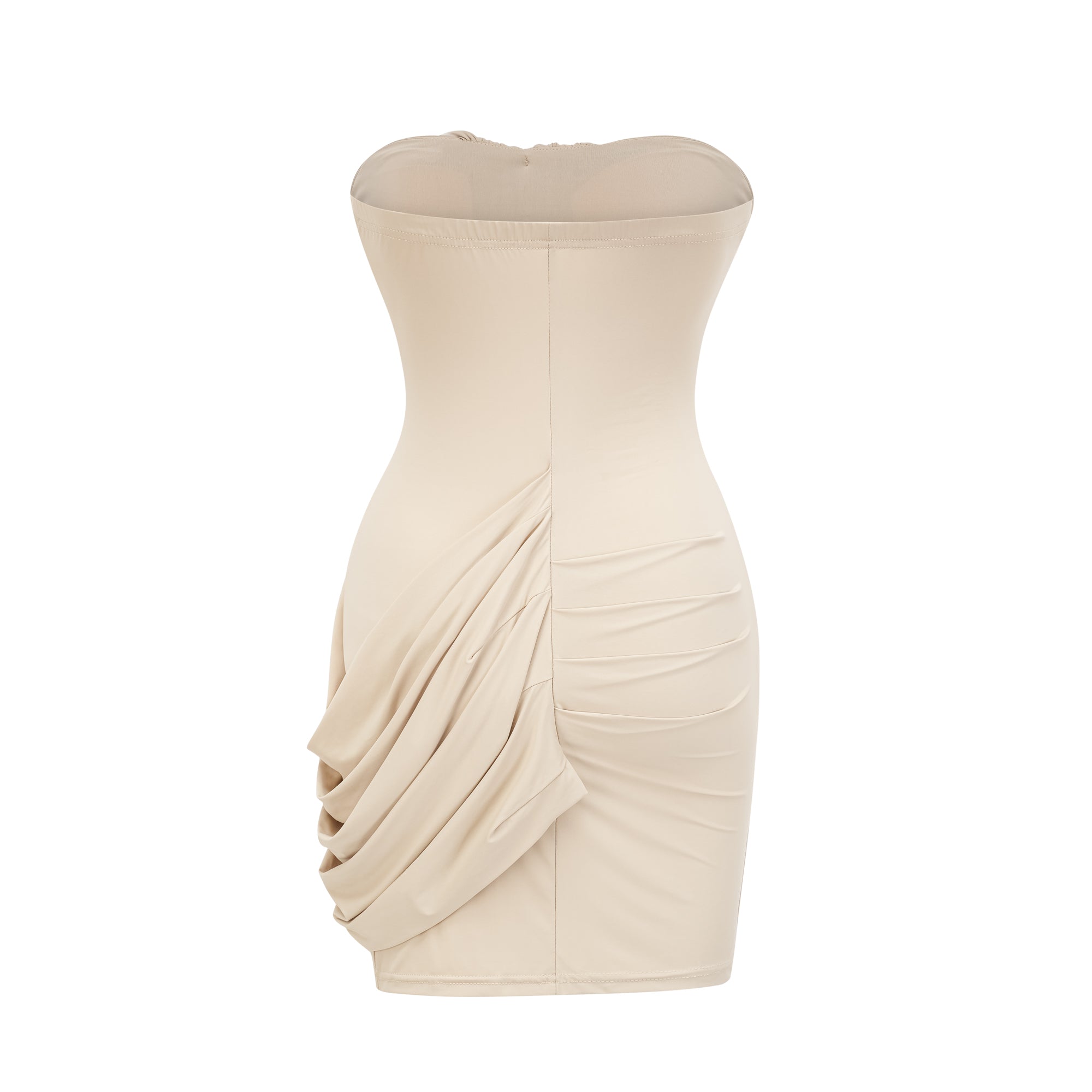 Corsica draped off-shoulder dress