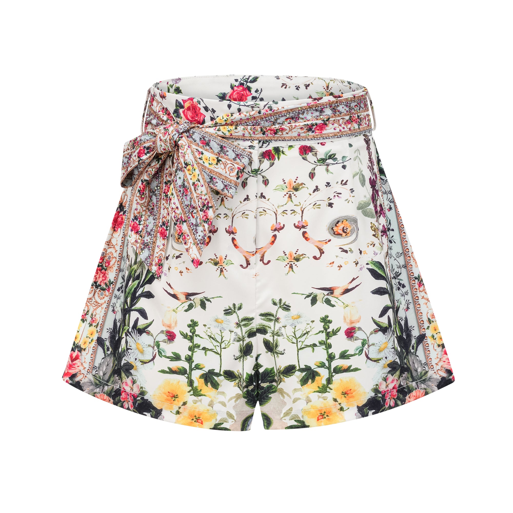 Anabella floral-print blouse & shorts matching set