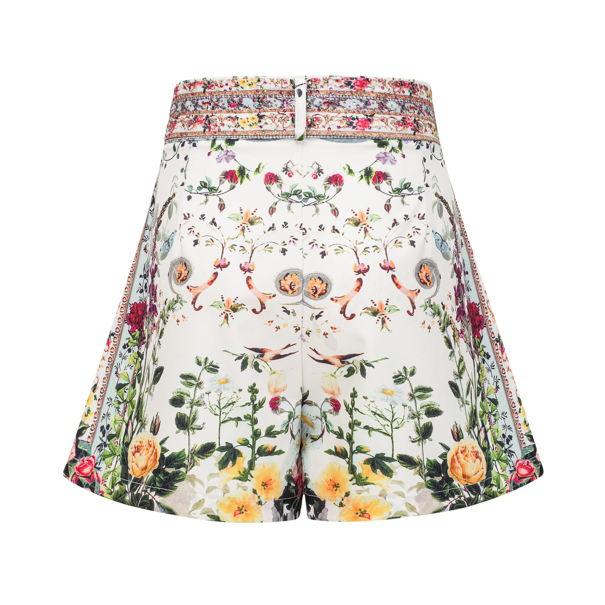 Anabella floral-print blouse & shorts matching set