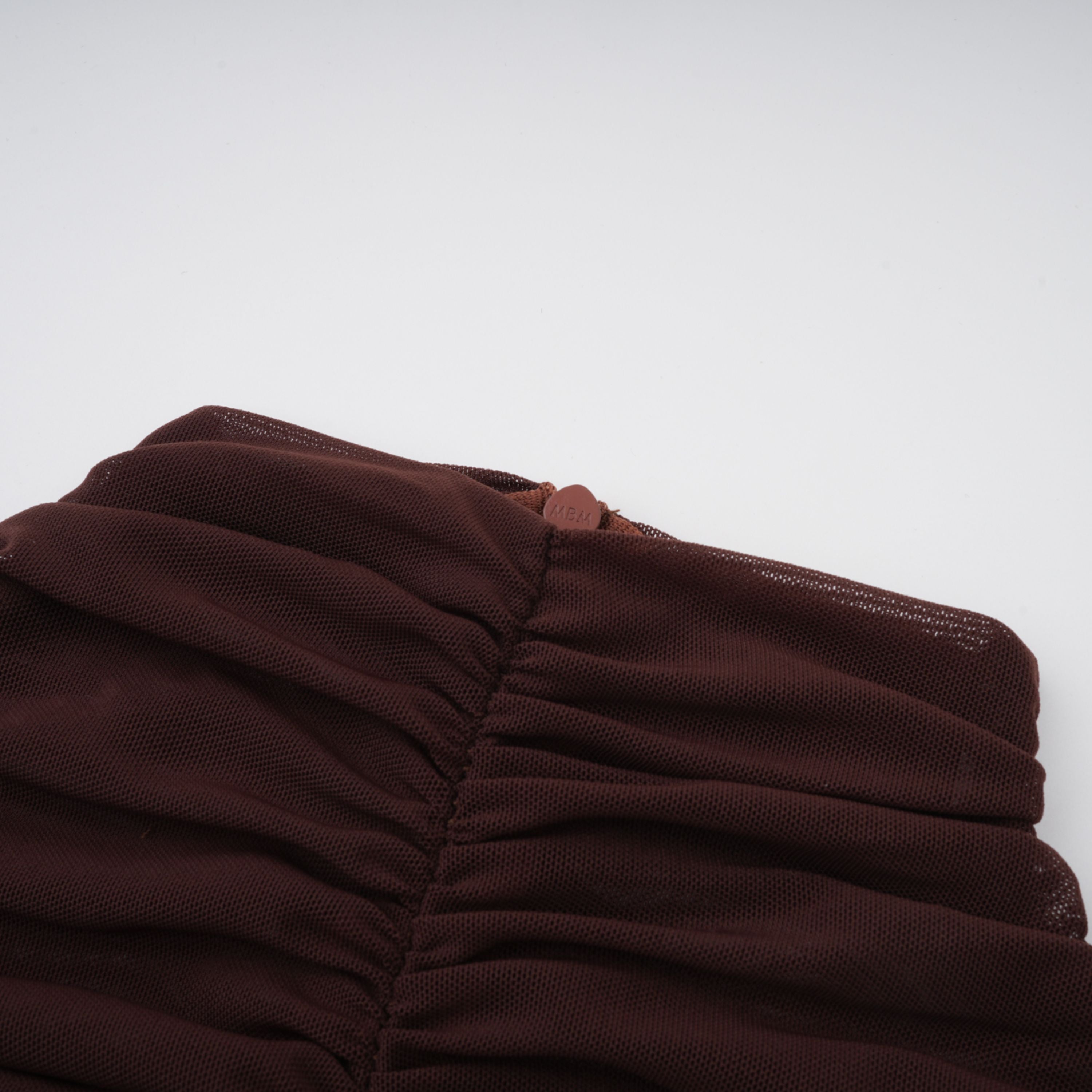 فستان برونا ماكسي شبكي بفتحات