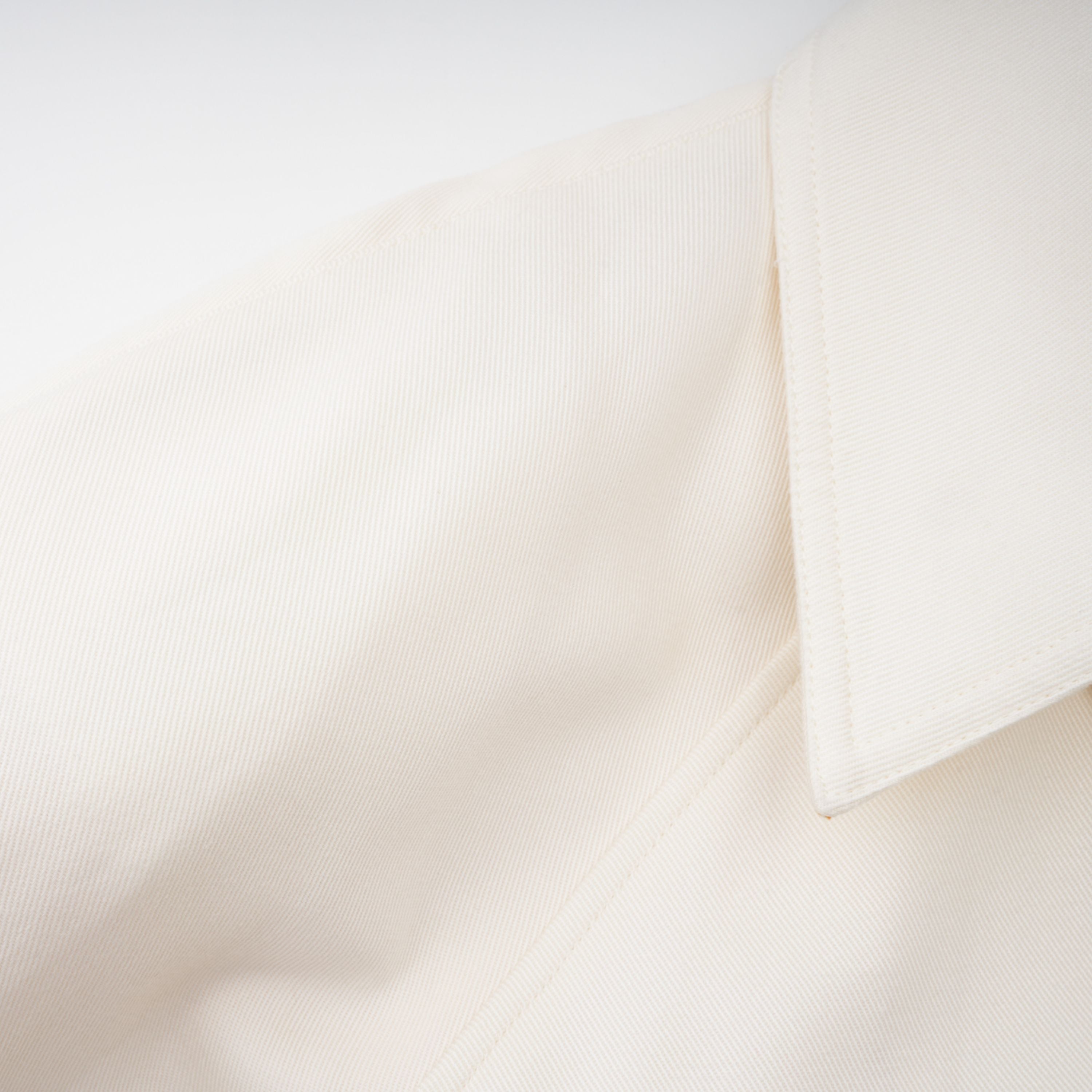 Ambre Cream White Belted Trench Coat