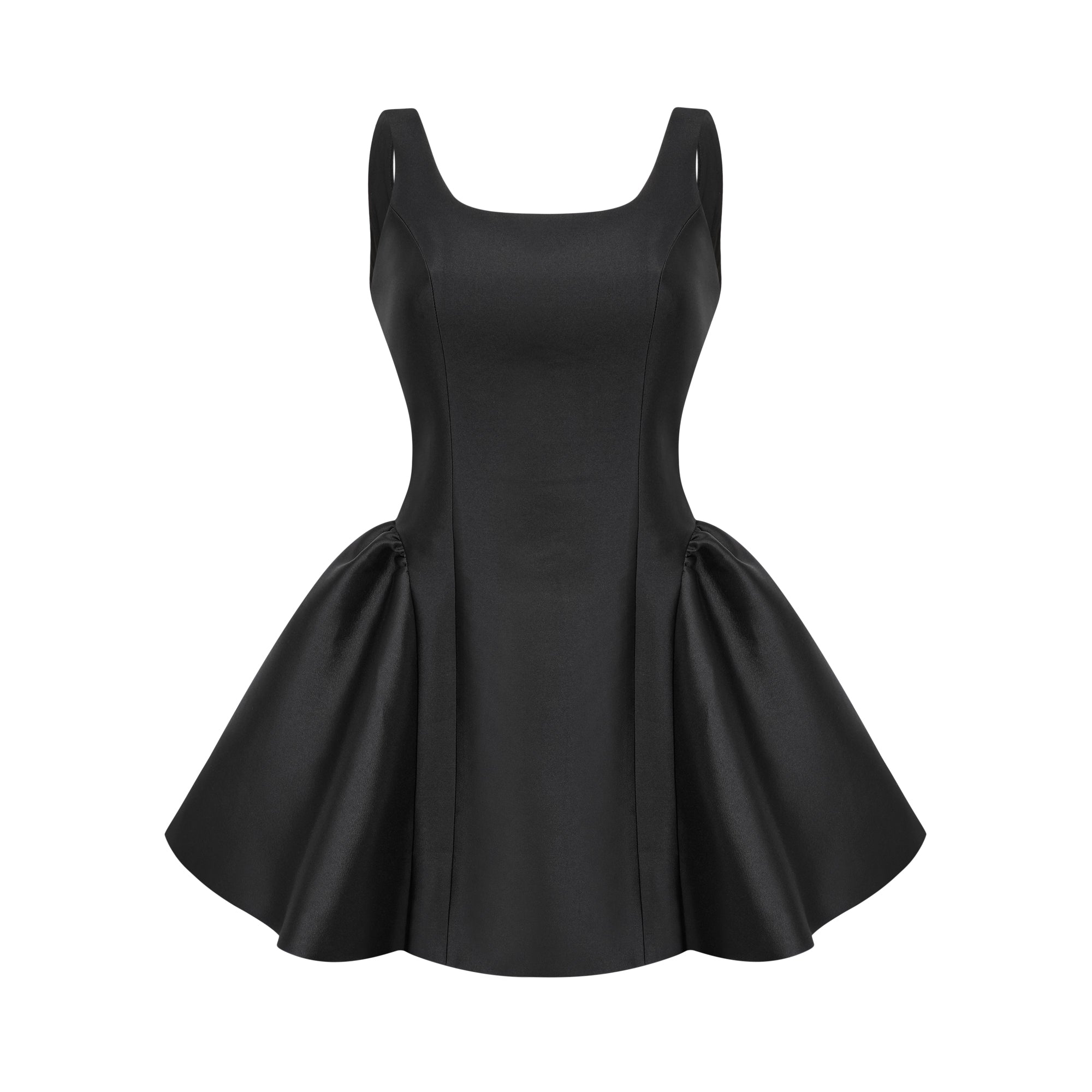 Sylvie high-waisted puffed mini dress