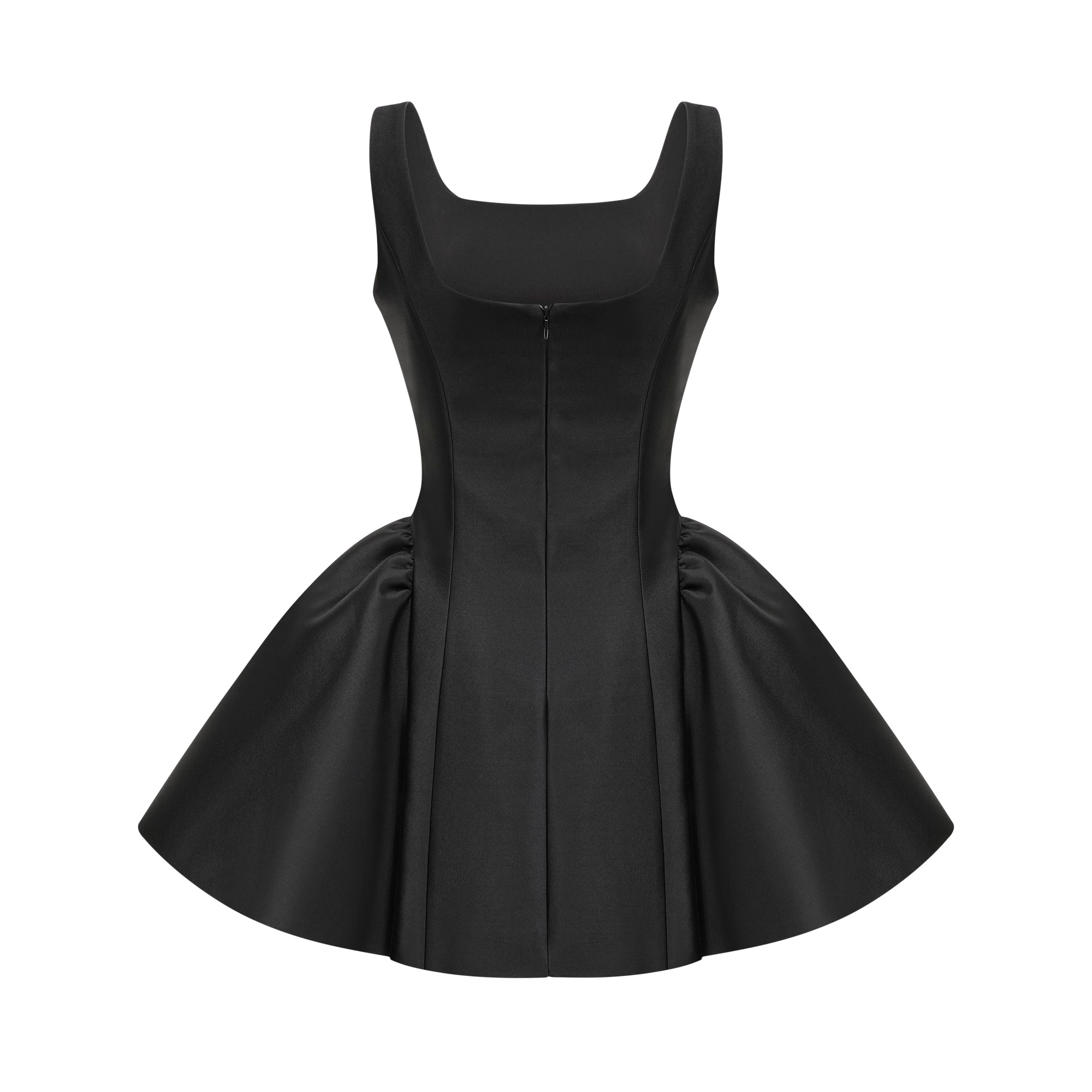 Sylvie high-waisted puffed mini dress