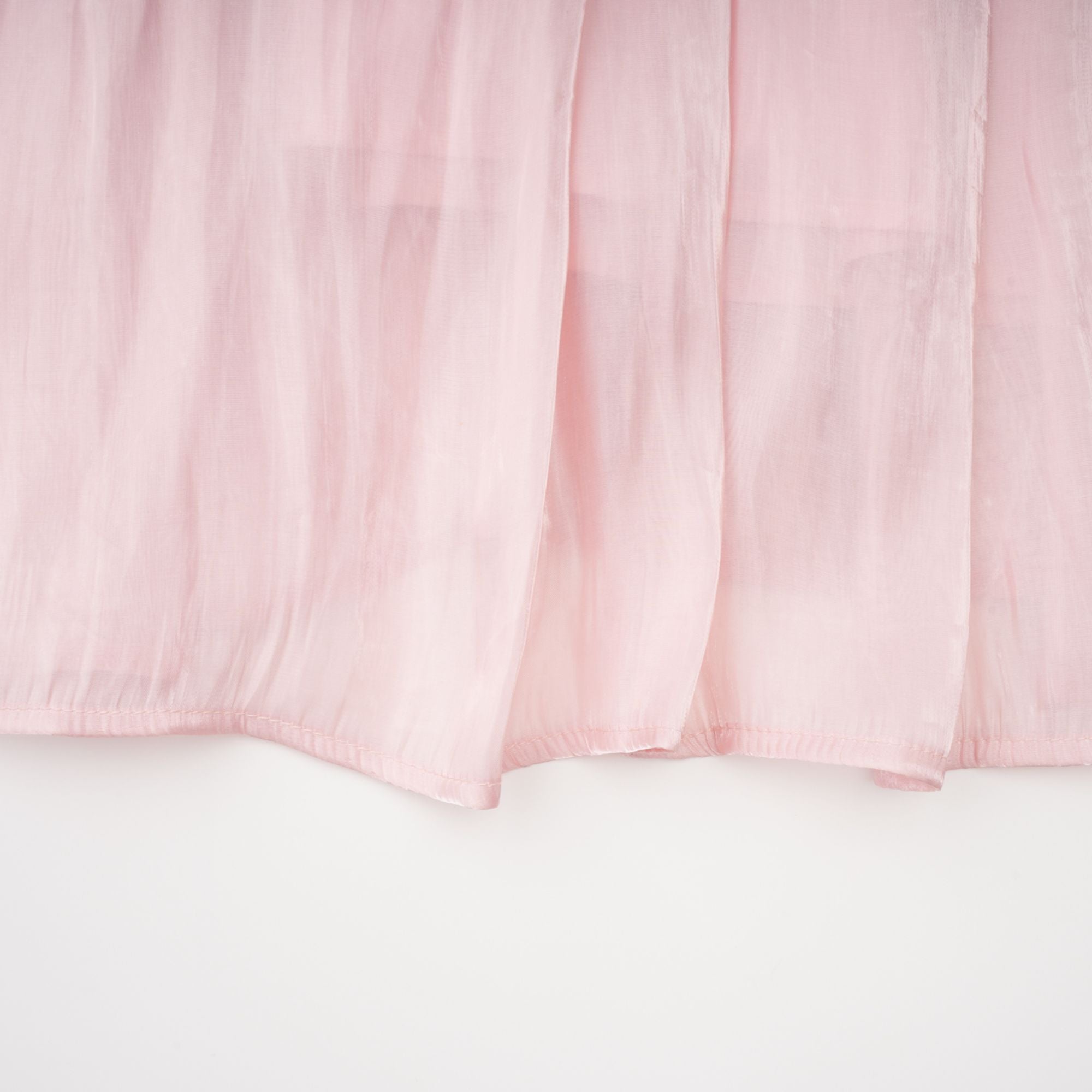 Sarolta Pink Glossy Ruched Maxi Dress