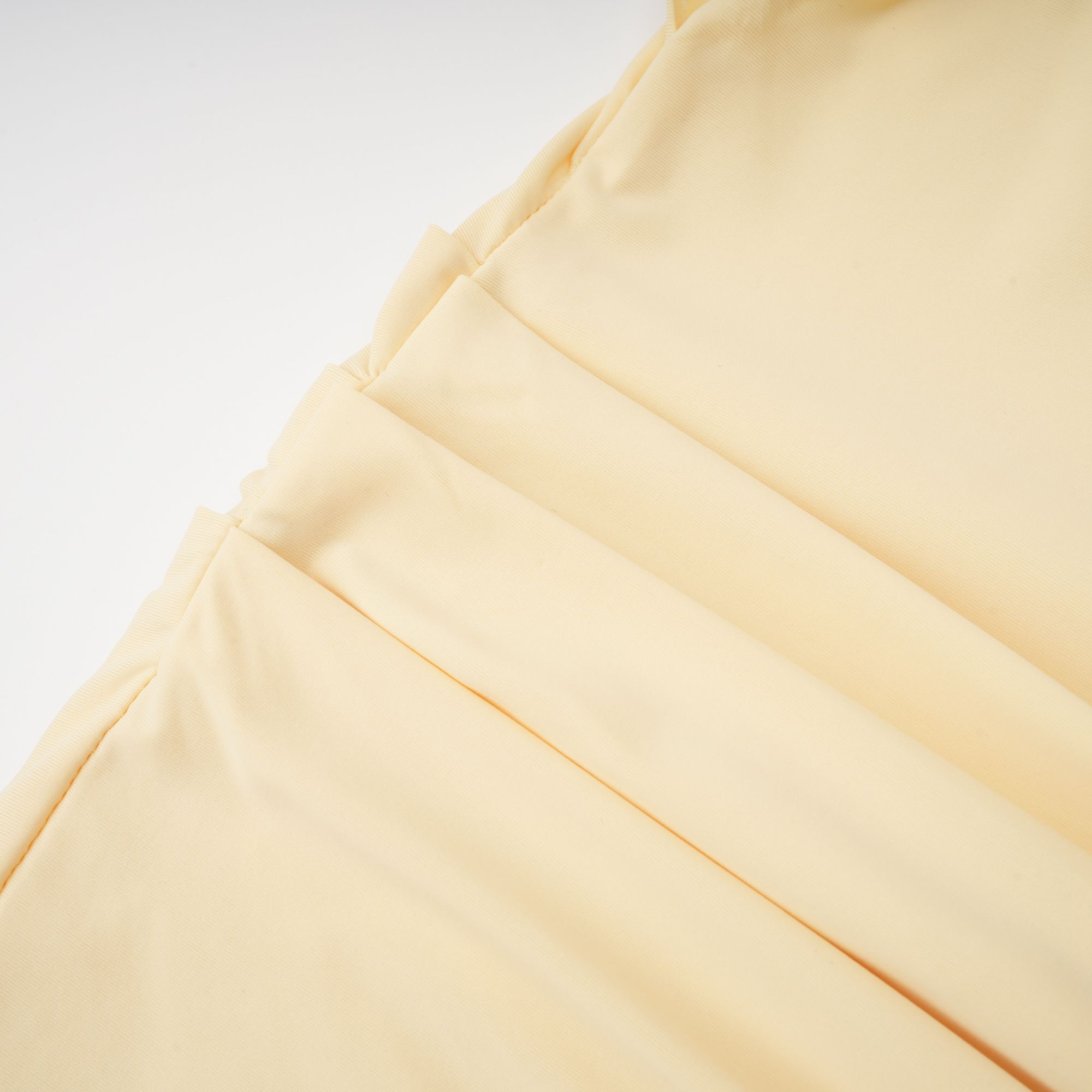Fenella Yellow Asymmetrical Draped Cape & Dress Matching Set