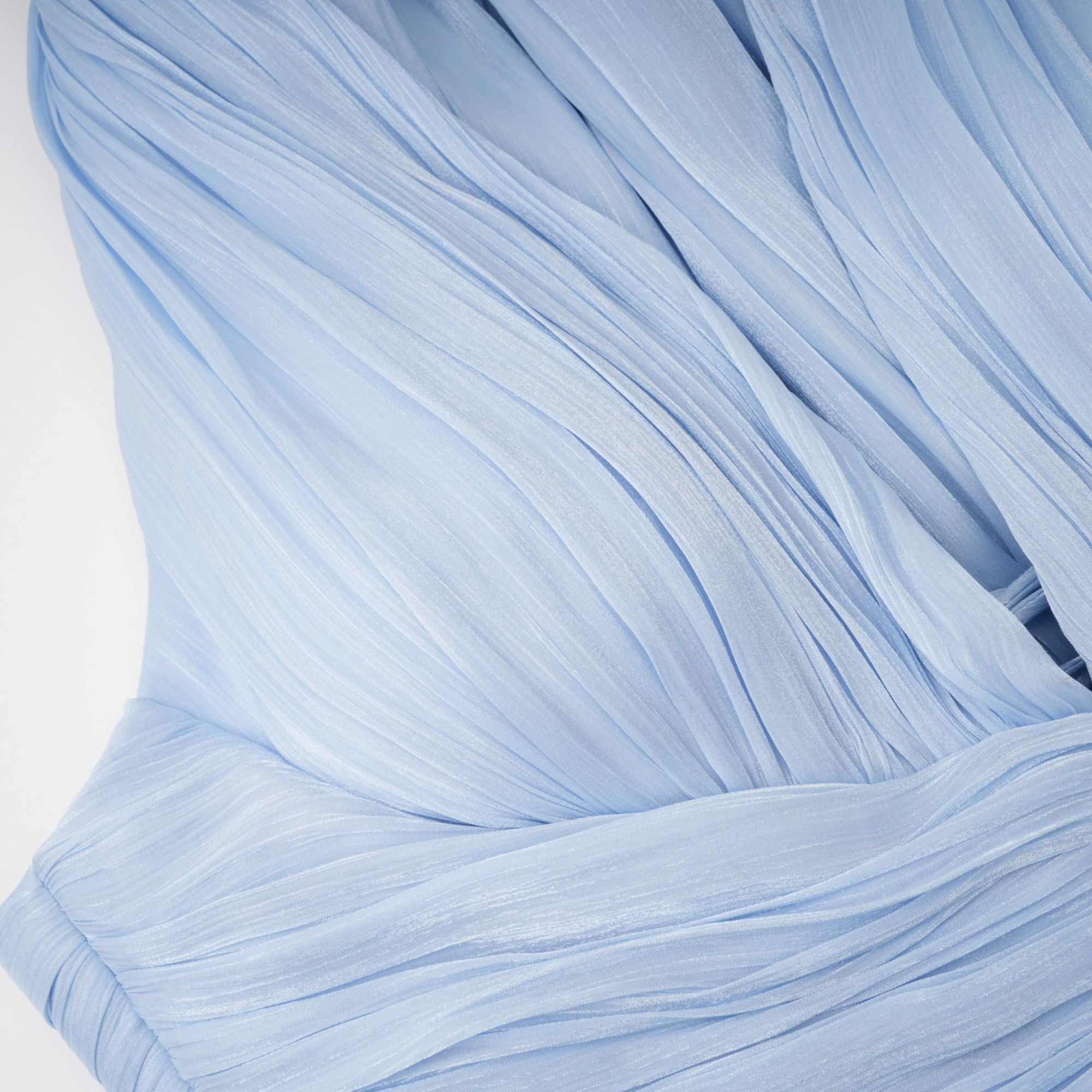 فستان ماكسي أزرق لامع من Térébenthine