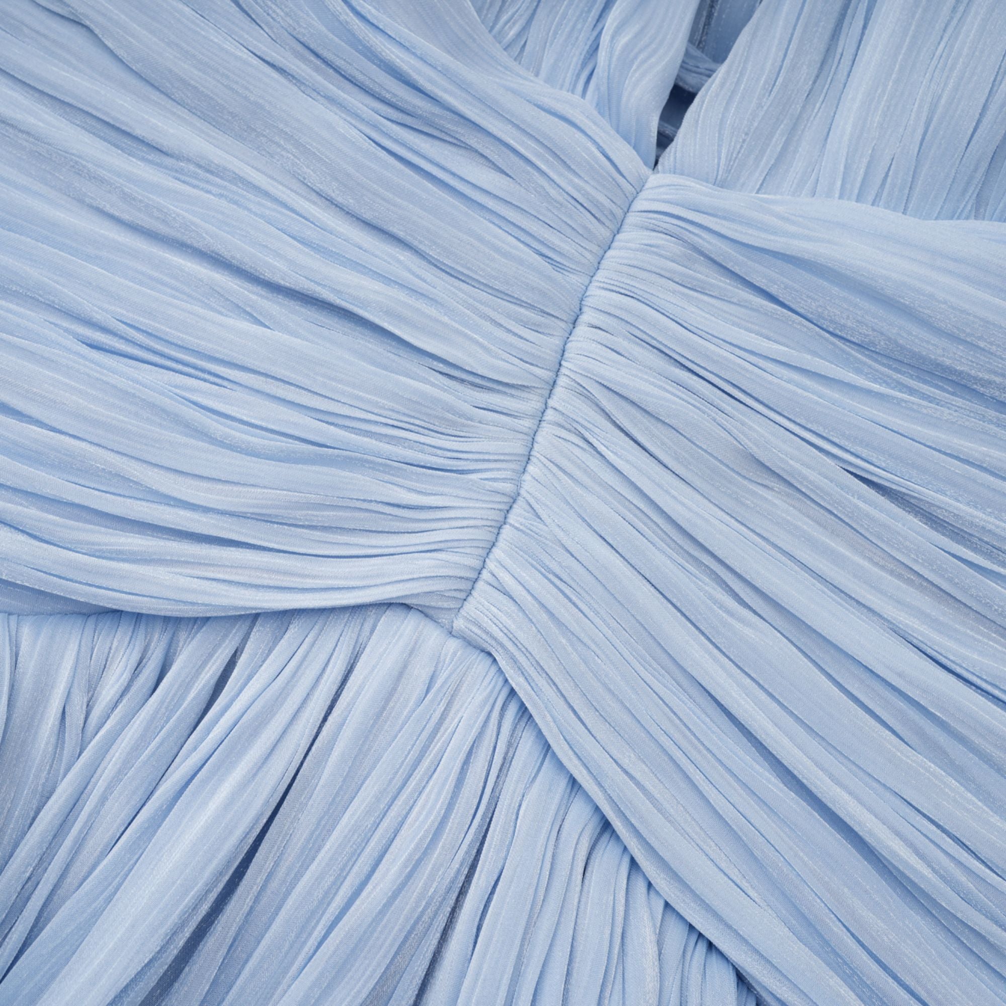 فستان ماكسي أزرق لامع من Térébenthine