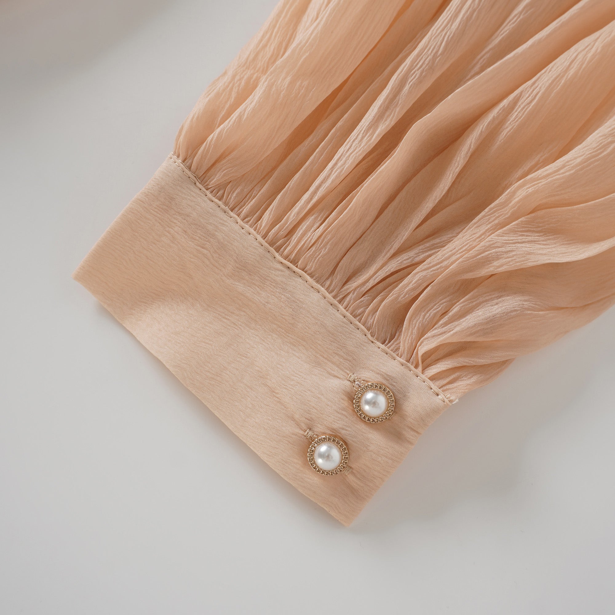 Téa cinched-waist floral-appliqué panelled mini dress