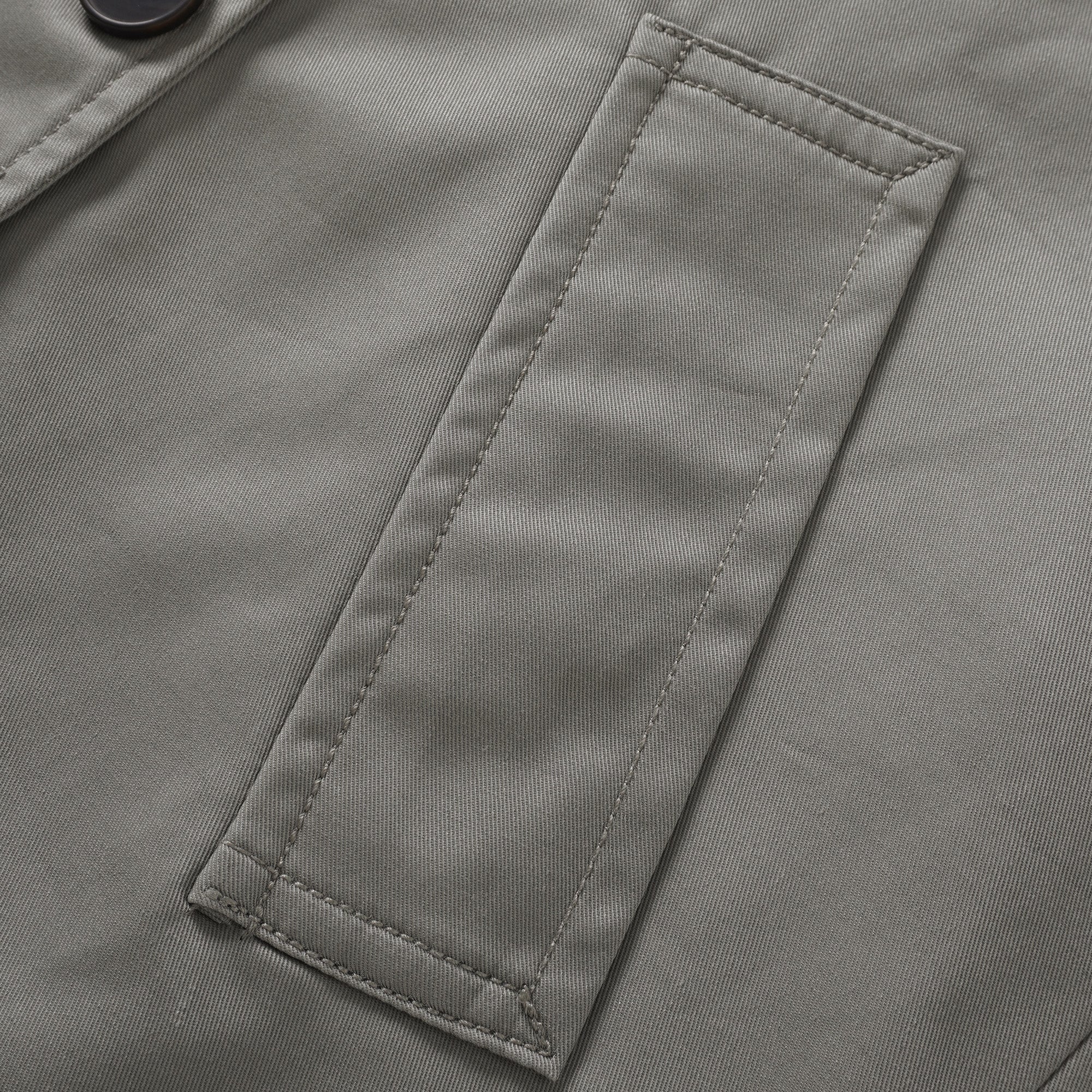 Mavis Grey Double-Breasted Belted Trench Coat