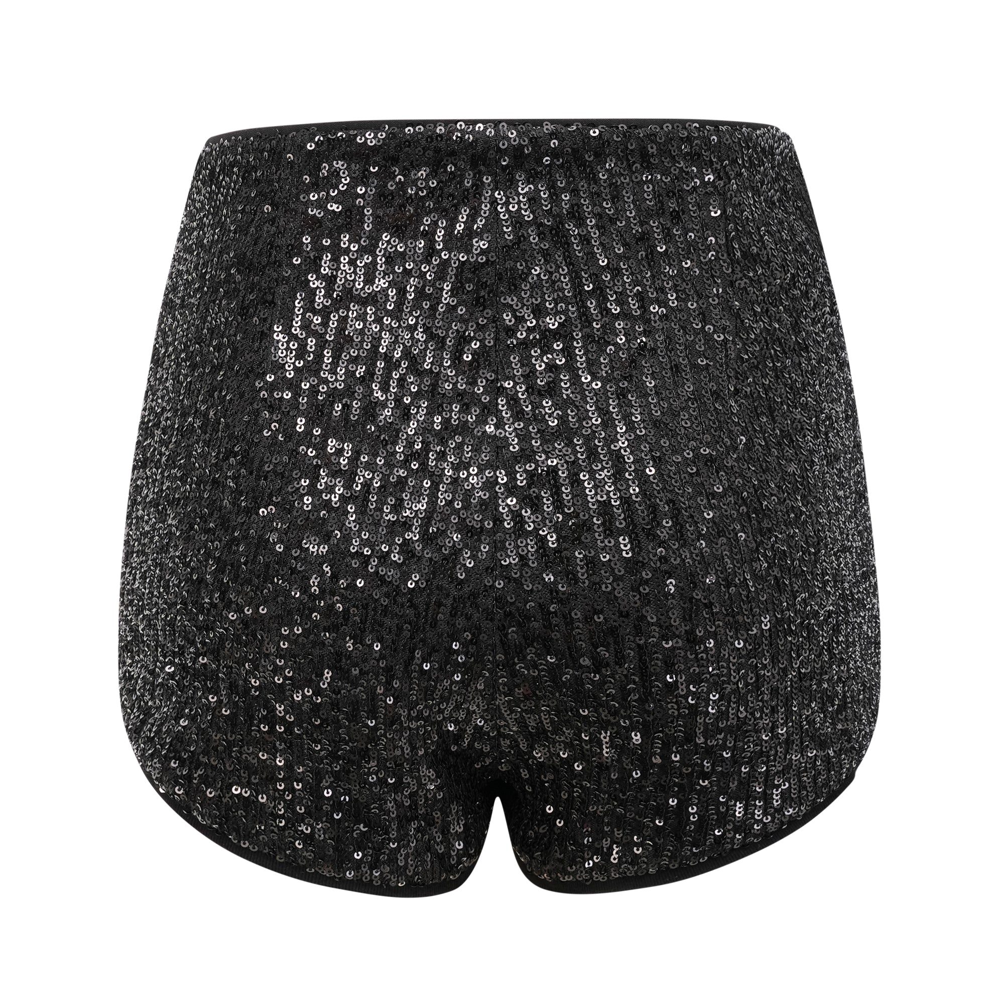 Pauline Shorts mit hoher Taille und Paillettenverzierung