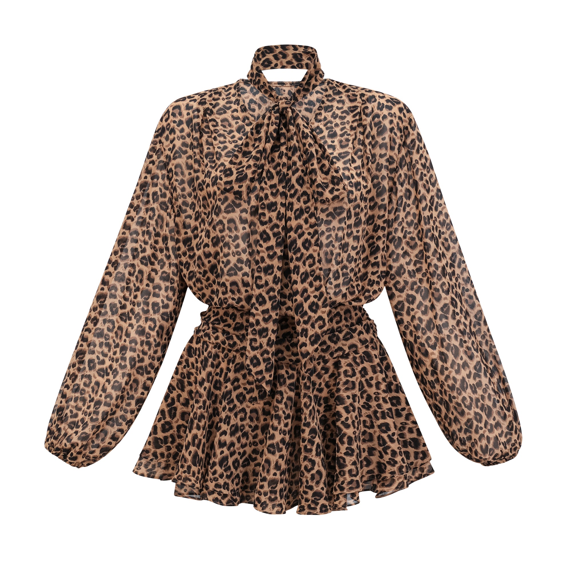 Laurence leopard-print mini dress