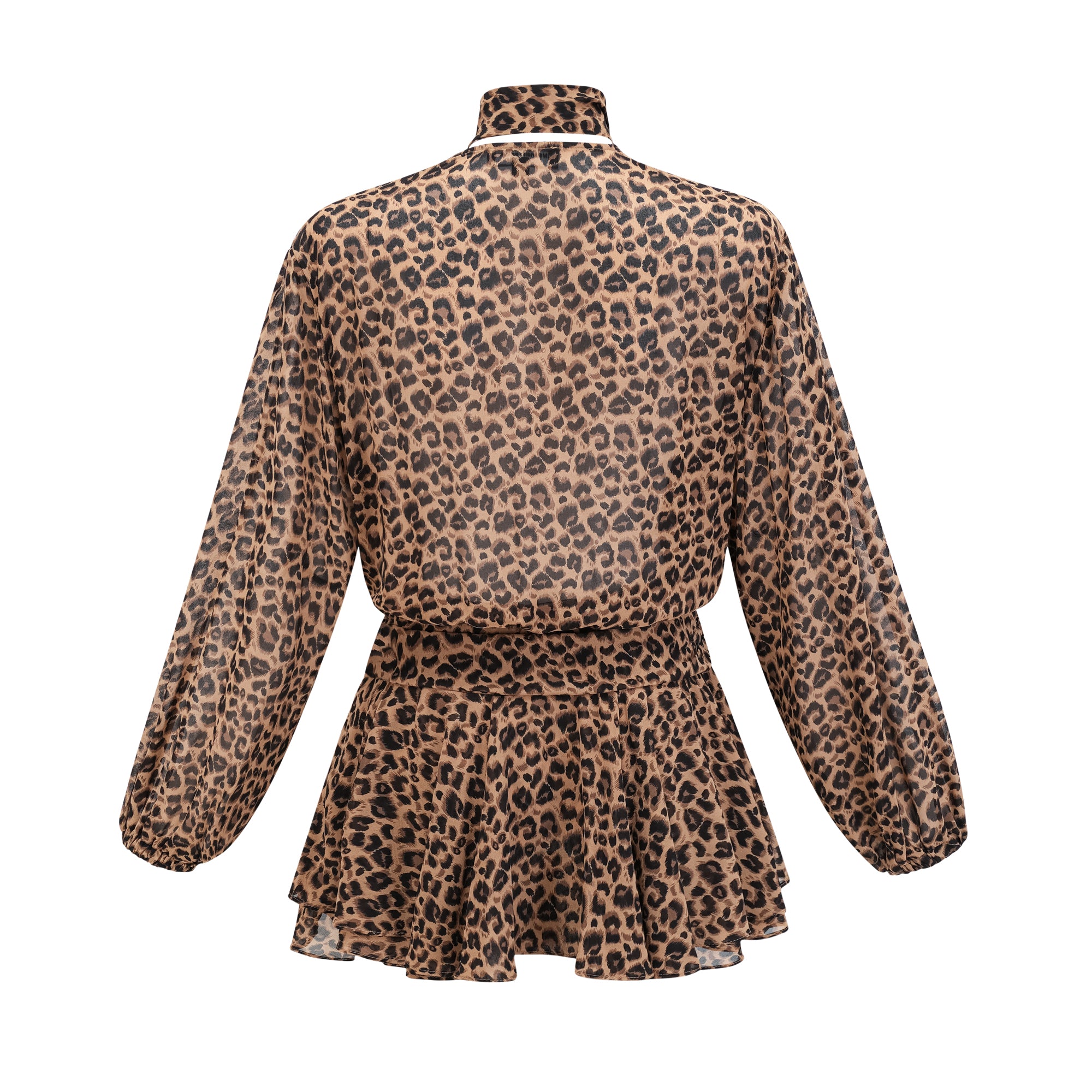 Laurence leopard-print mini dress