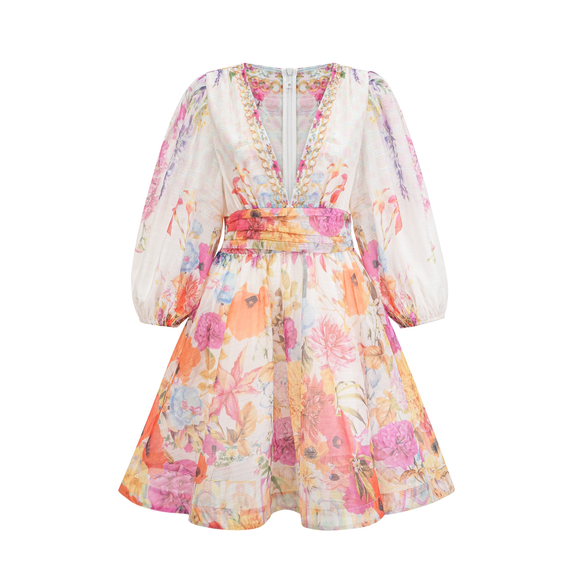 Axelle floral-print mini dress