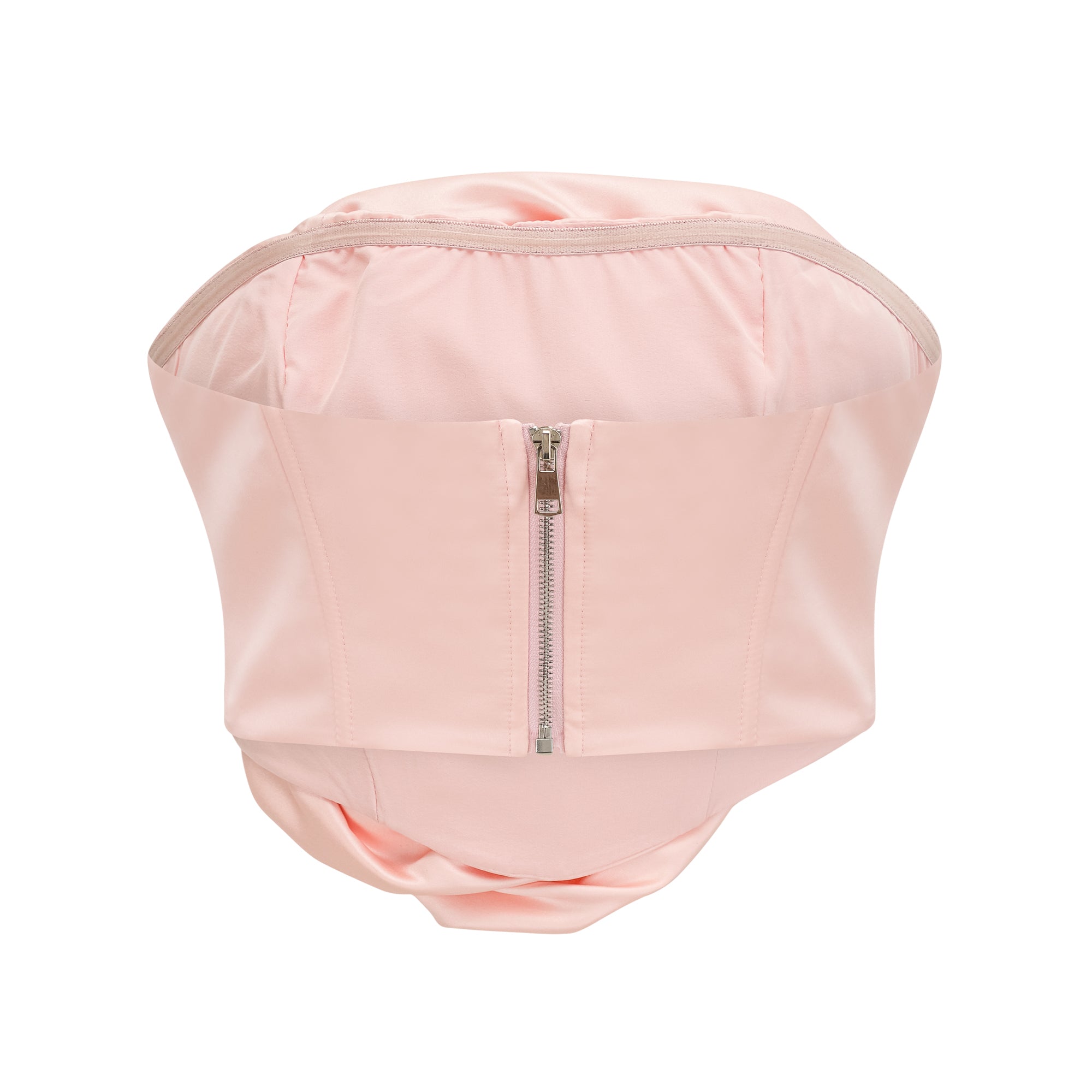 Top floreale rosa Solange con spalle scoperte 