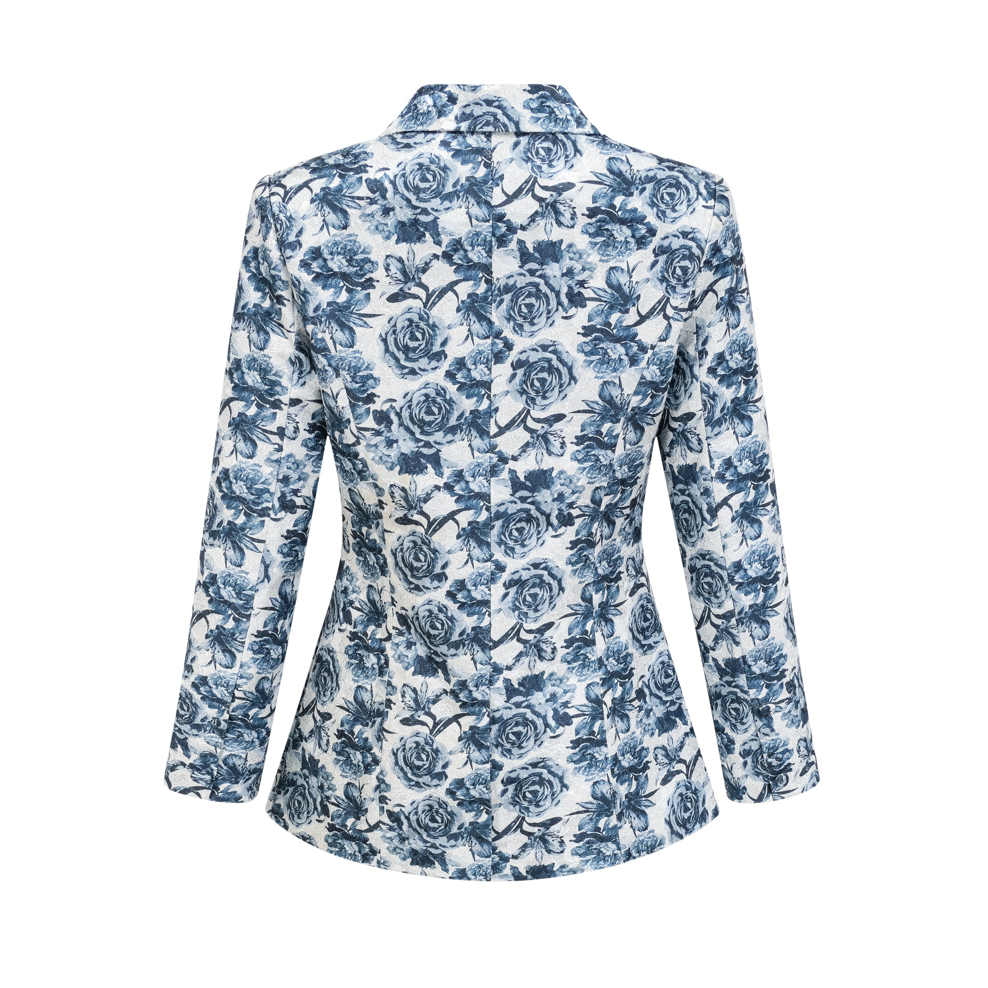 Morgane floral-print jacket & trousers matching set