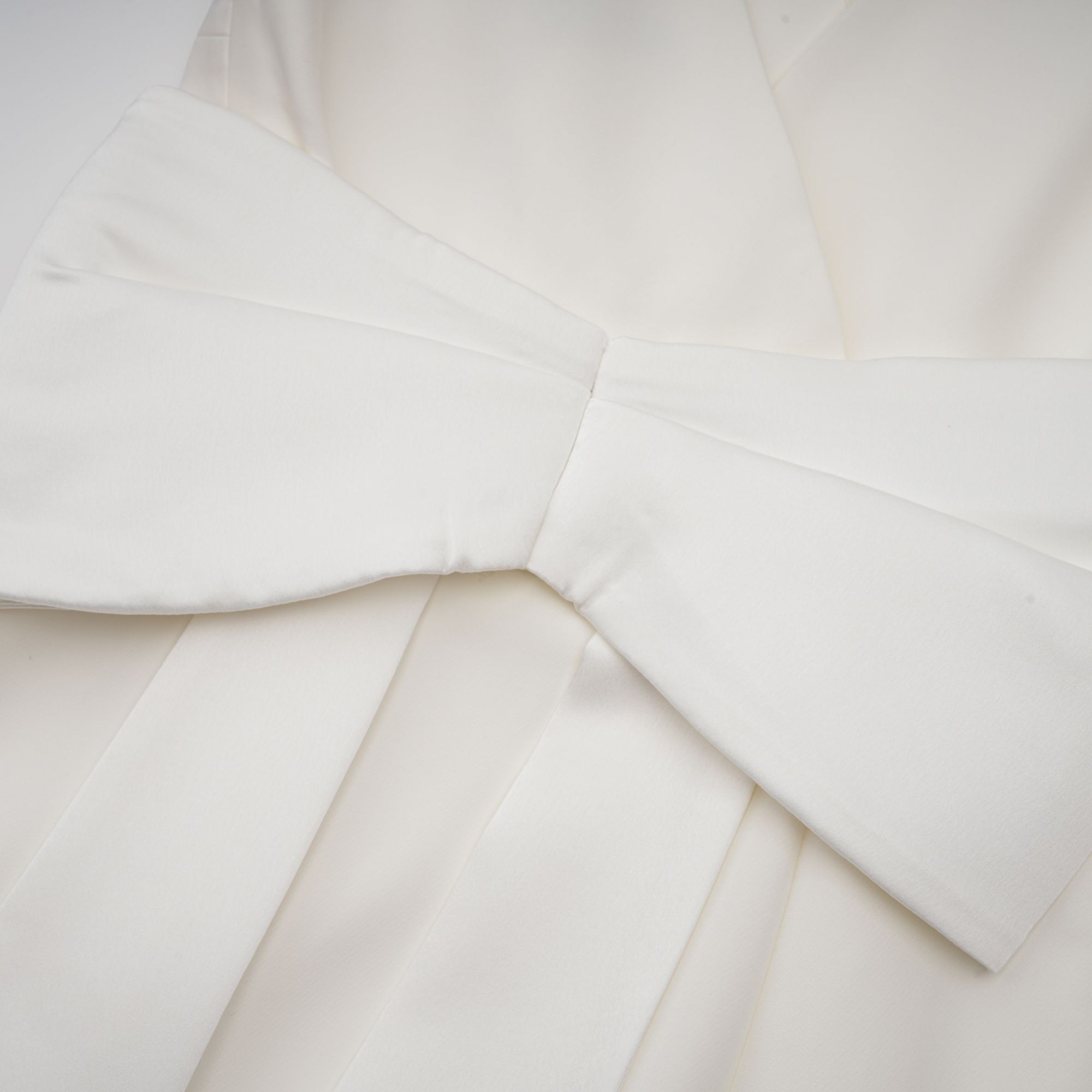 Loubella white bow-detail mini dress