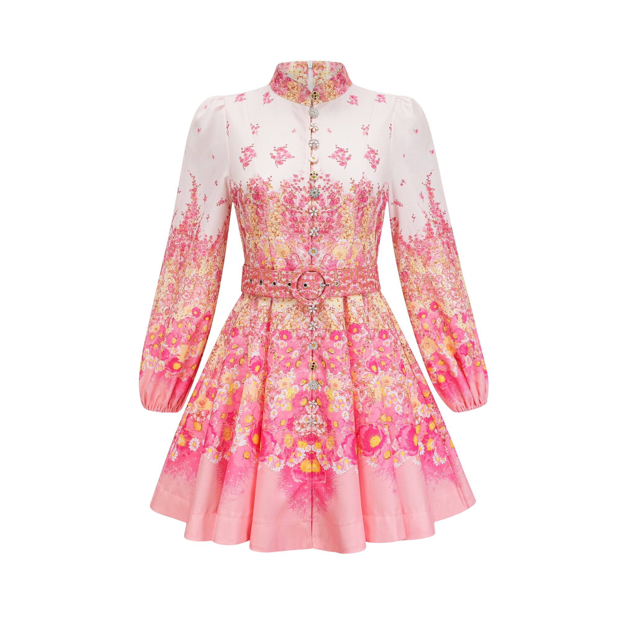 Keria floral-print mini dress