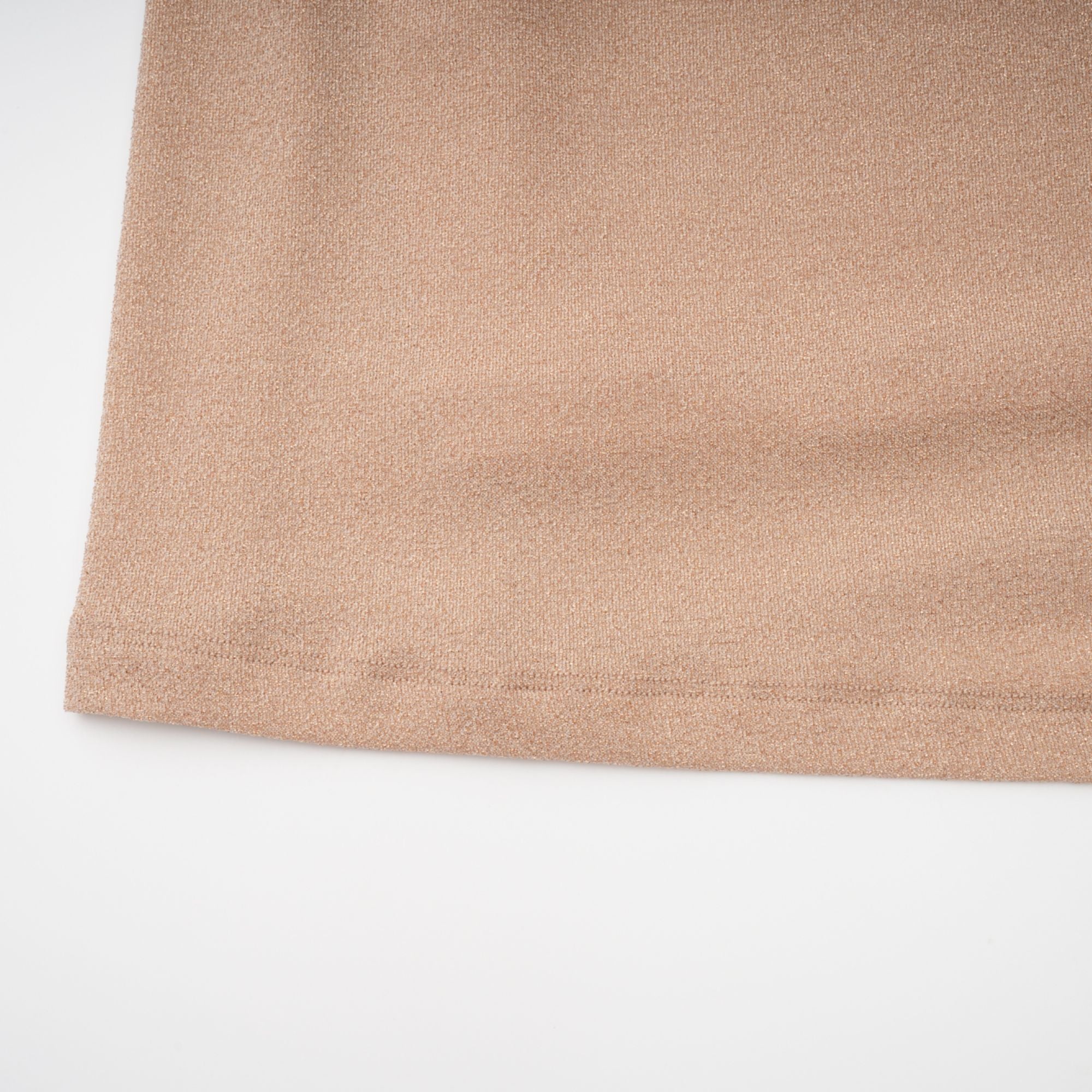 فستان روزالي ماكسي ذهبي غير متماثل مطوي