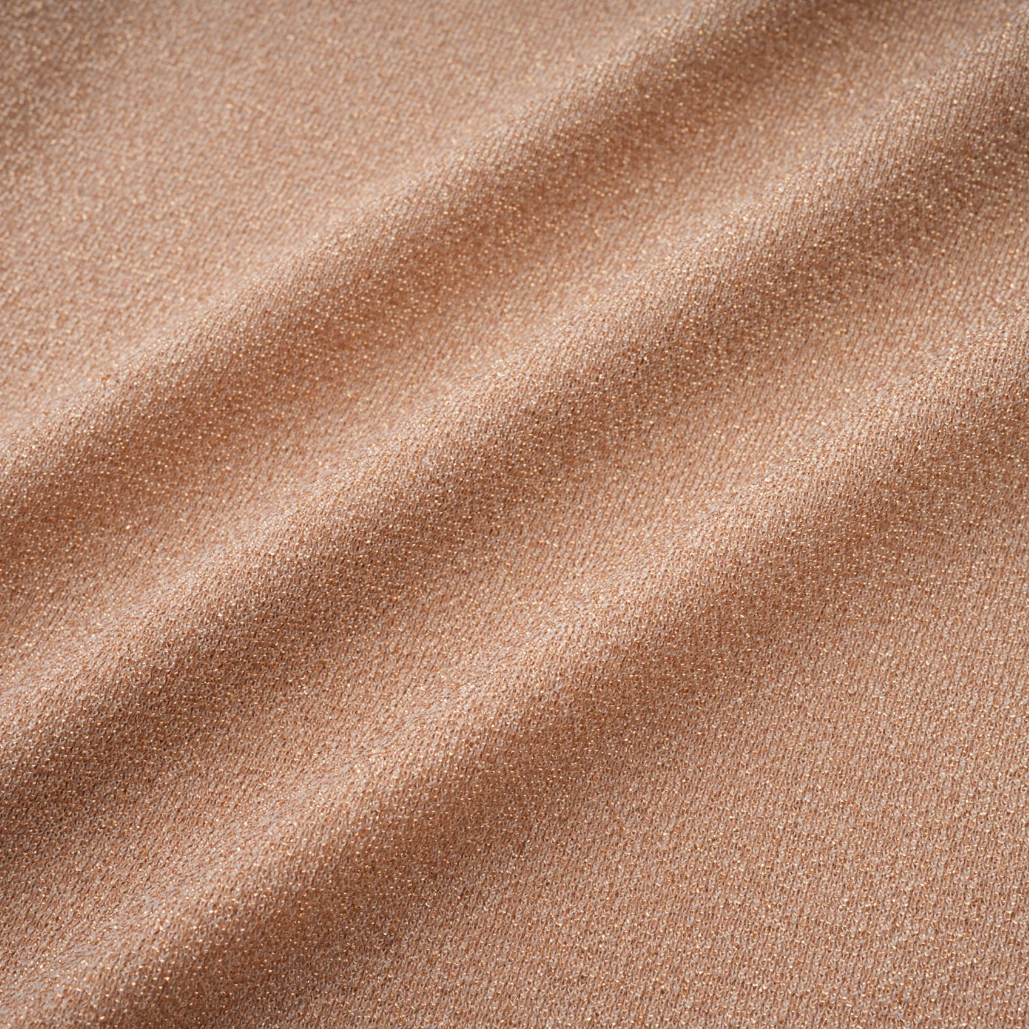 فستان روزالي ماكسي ذهبي غير متماثل مطوي