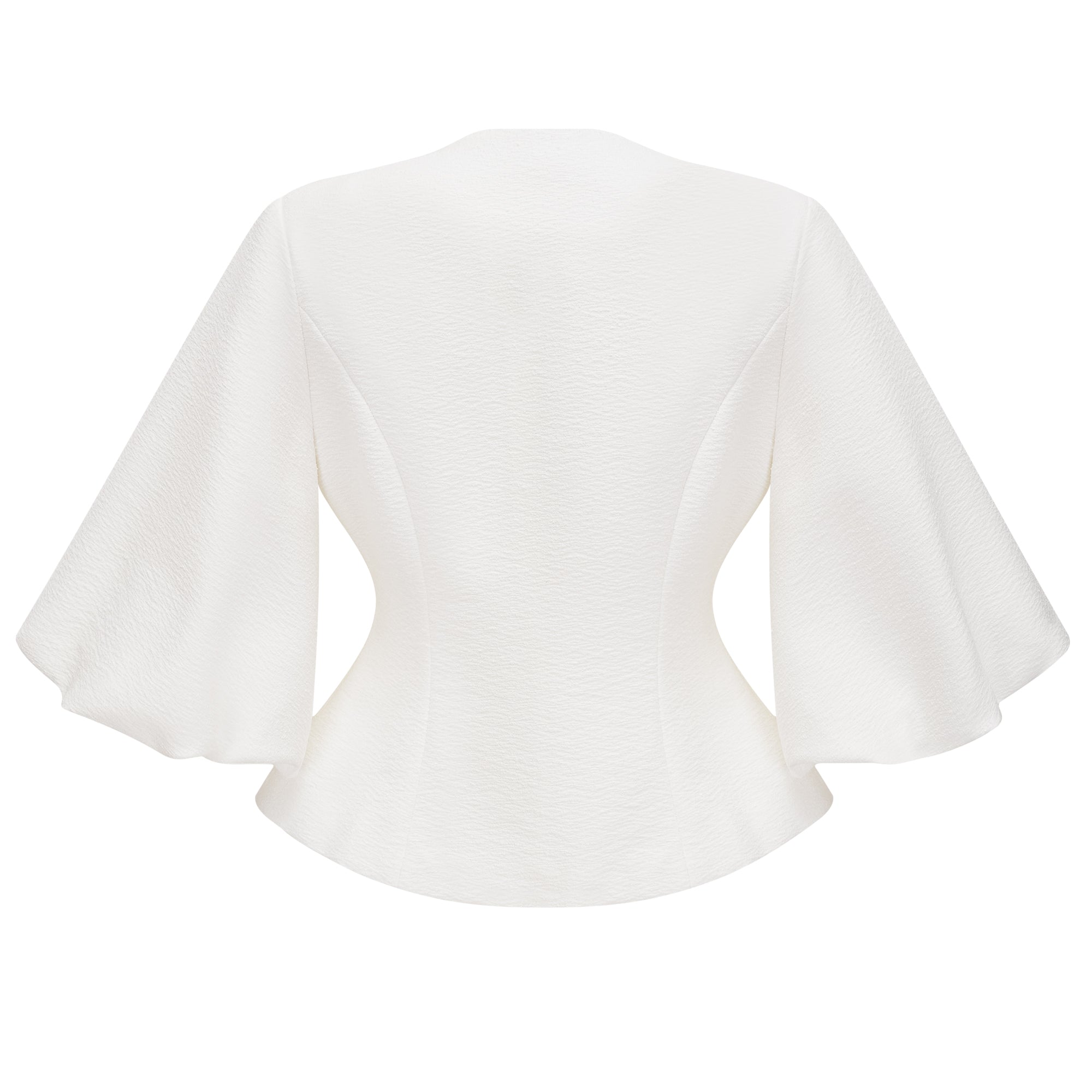 Blouse croisée ornée Jóna White