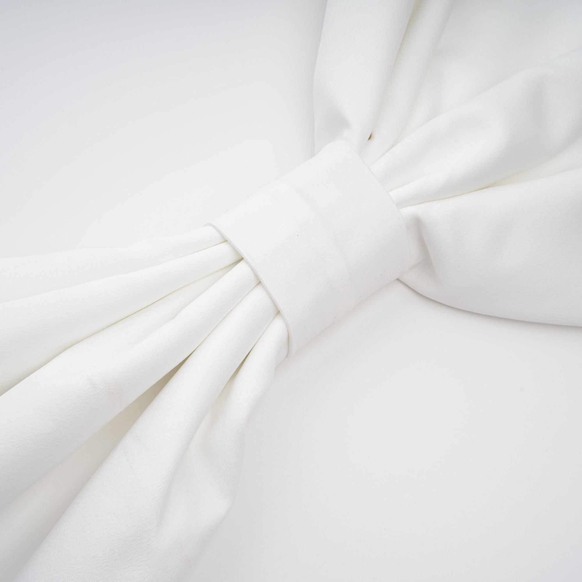 Camille White Statement Bow Mermaid Maxi Dress