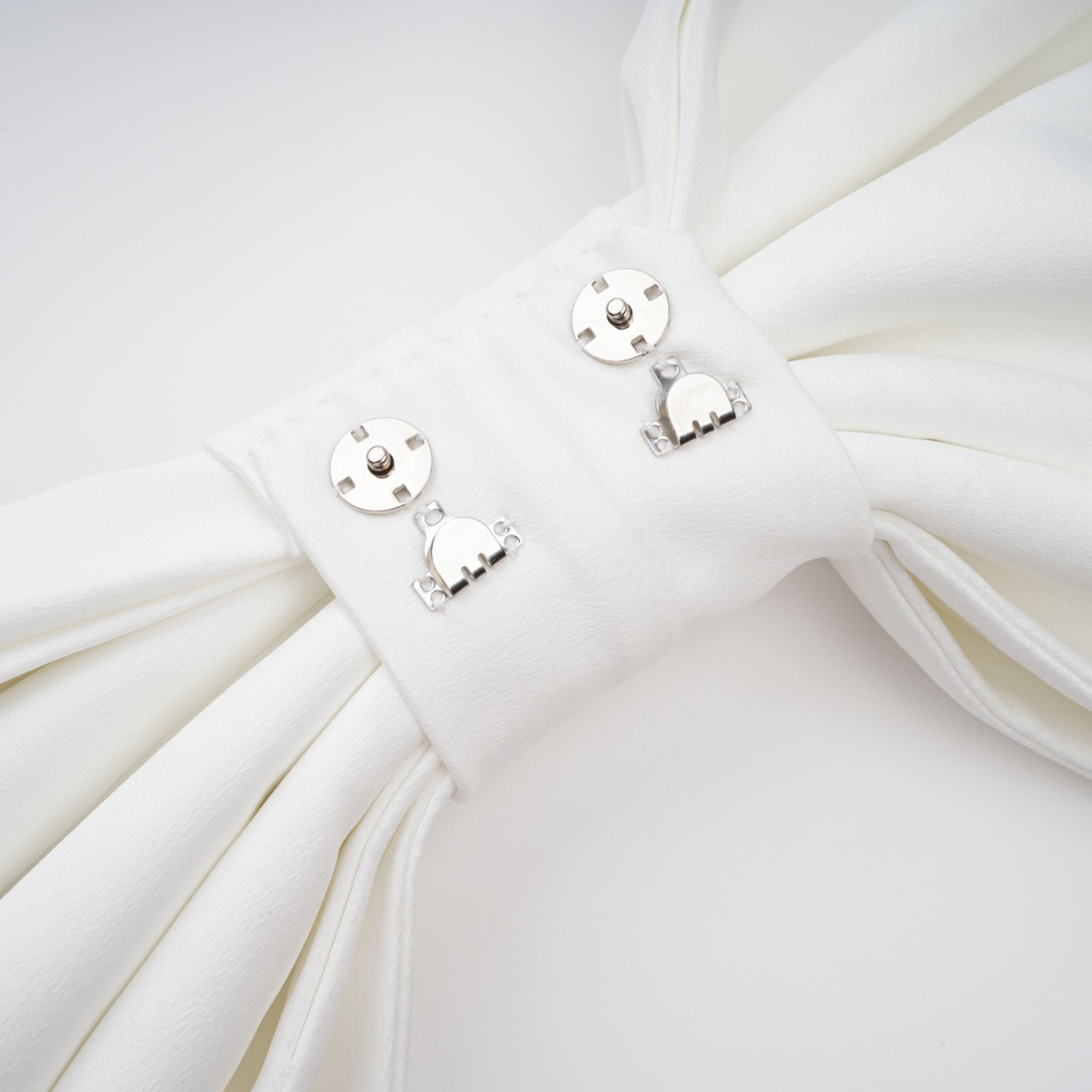 Camille White Statement Bow Mermaid Maxi Dress