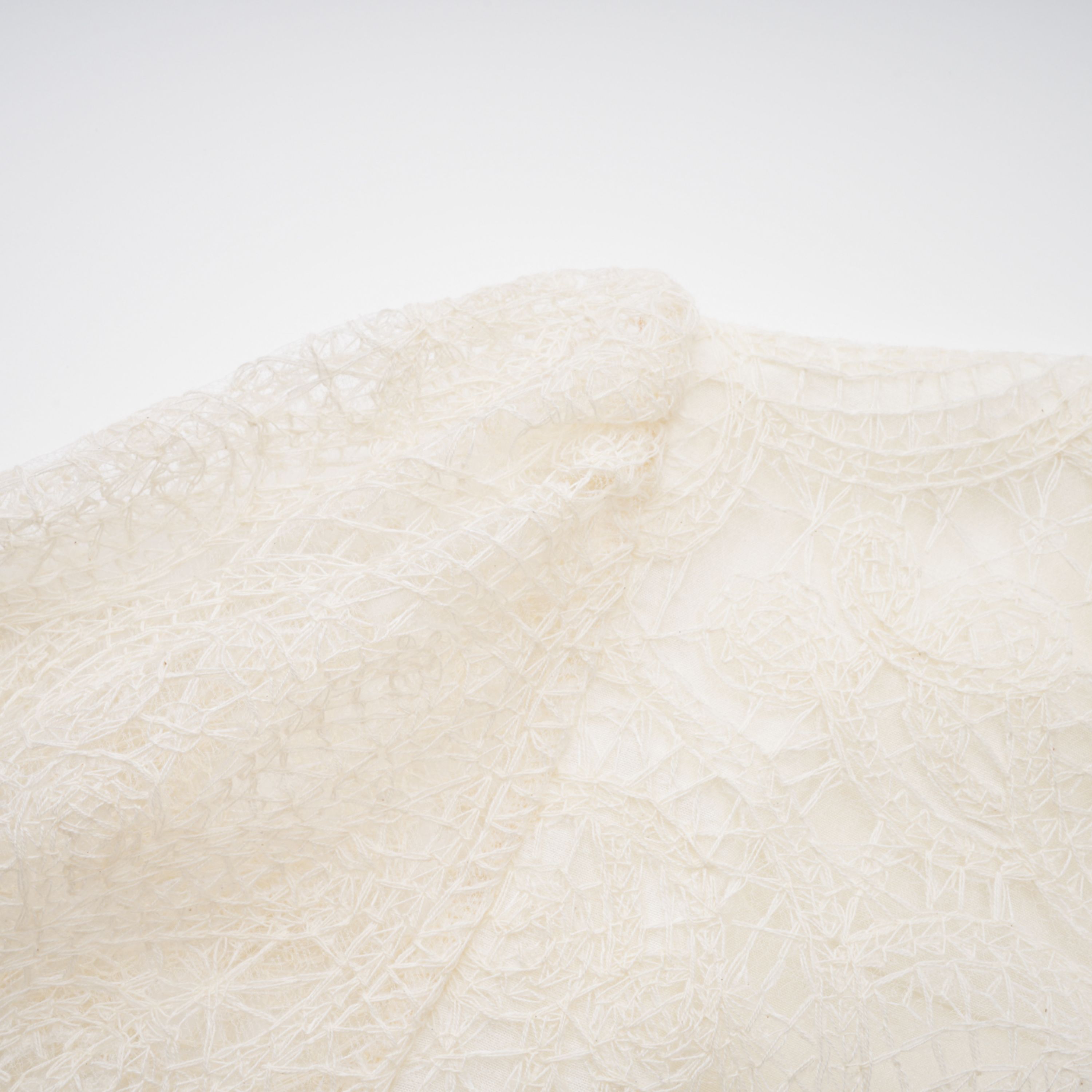 White Lace Blouse & Skirt Set