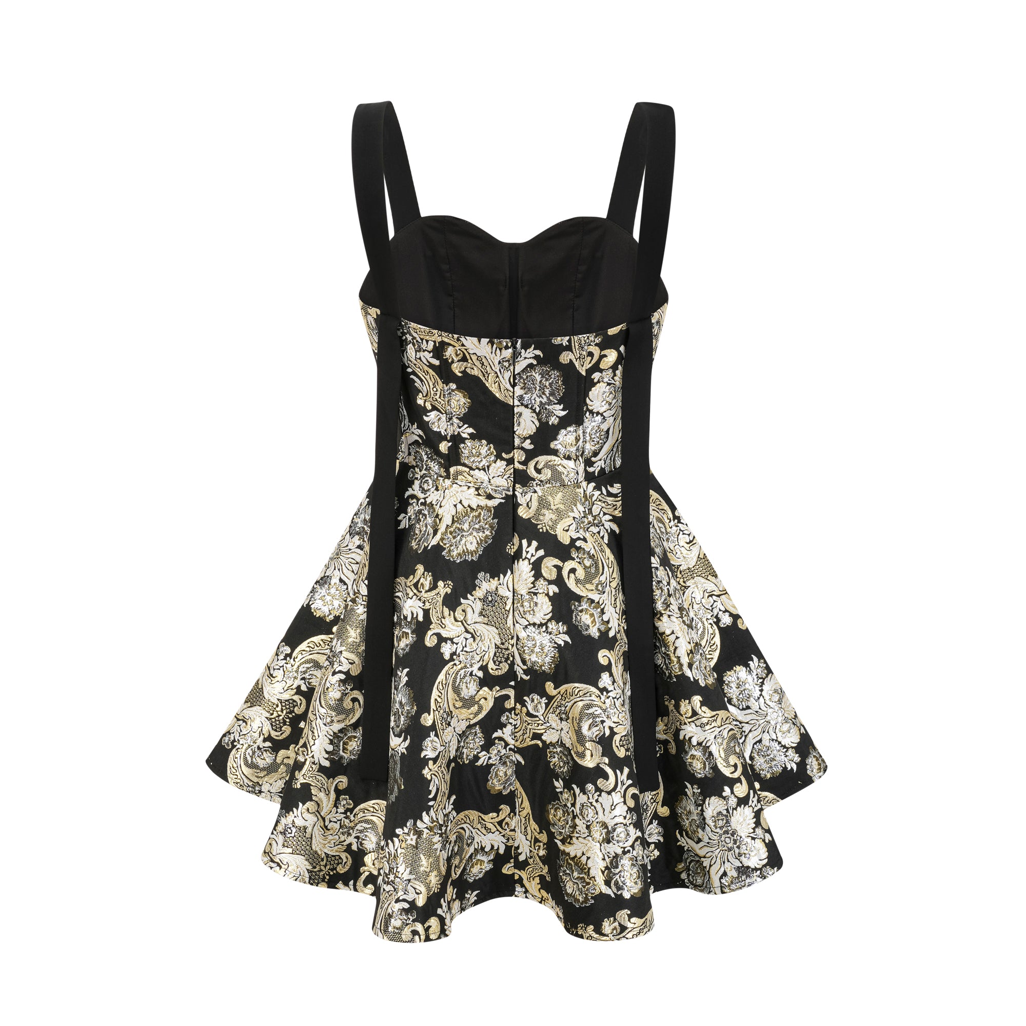 Lucile gemustertes Jacquard-Minikleid