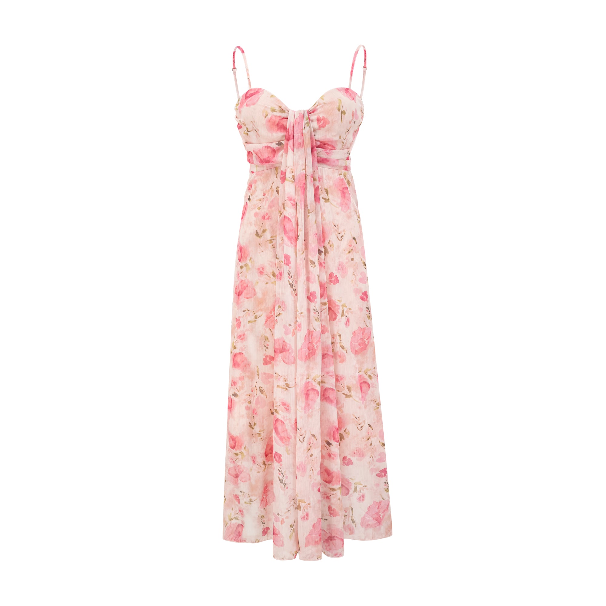 Sylvie floral-print midi dress