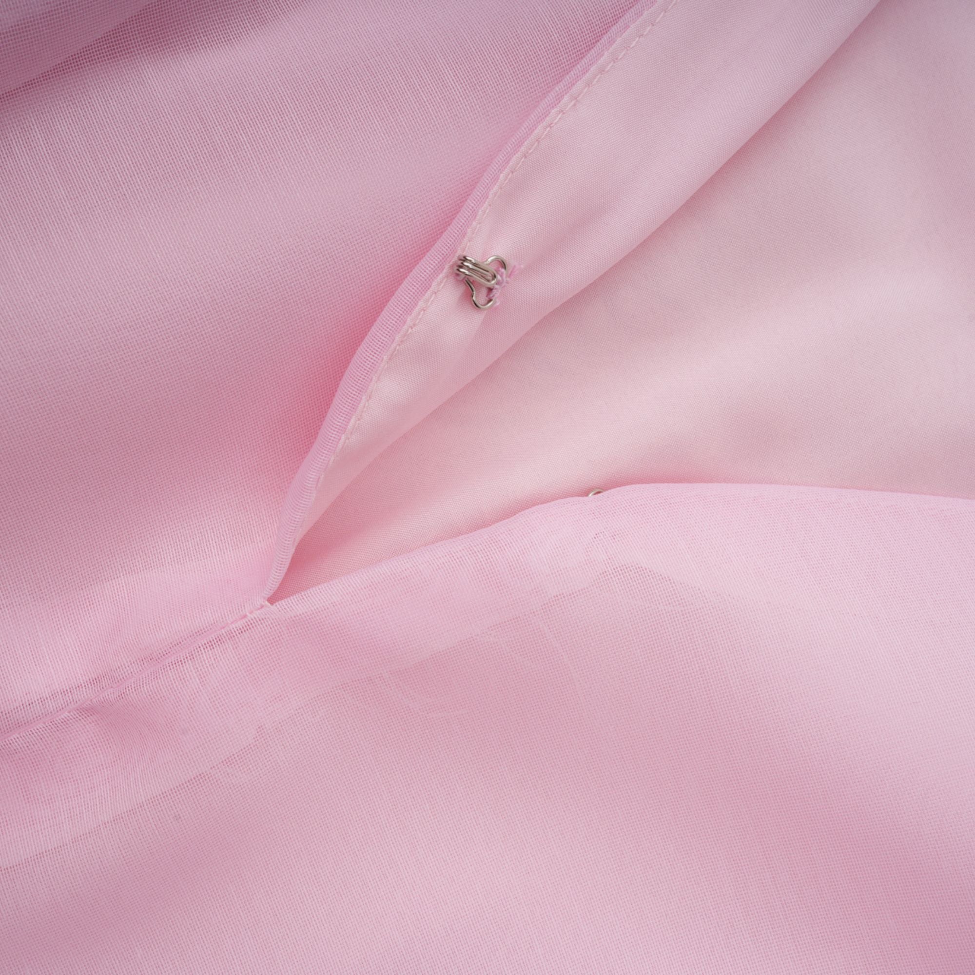 Florence pink floral-embroidered layered mini dress