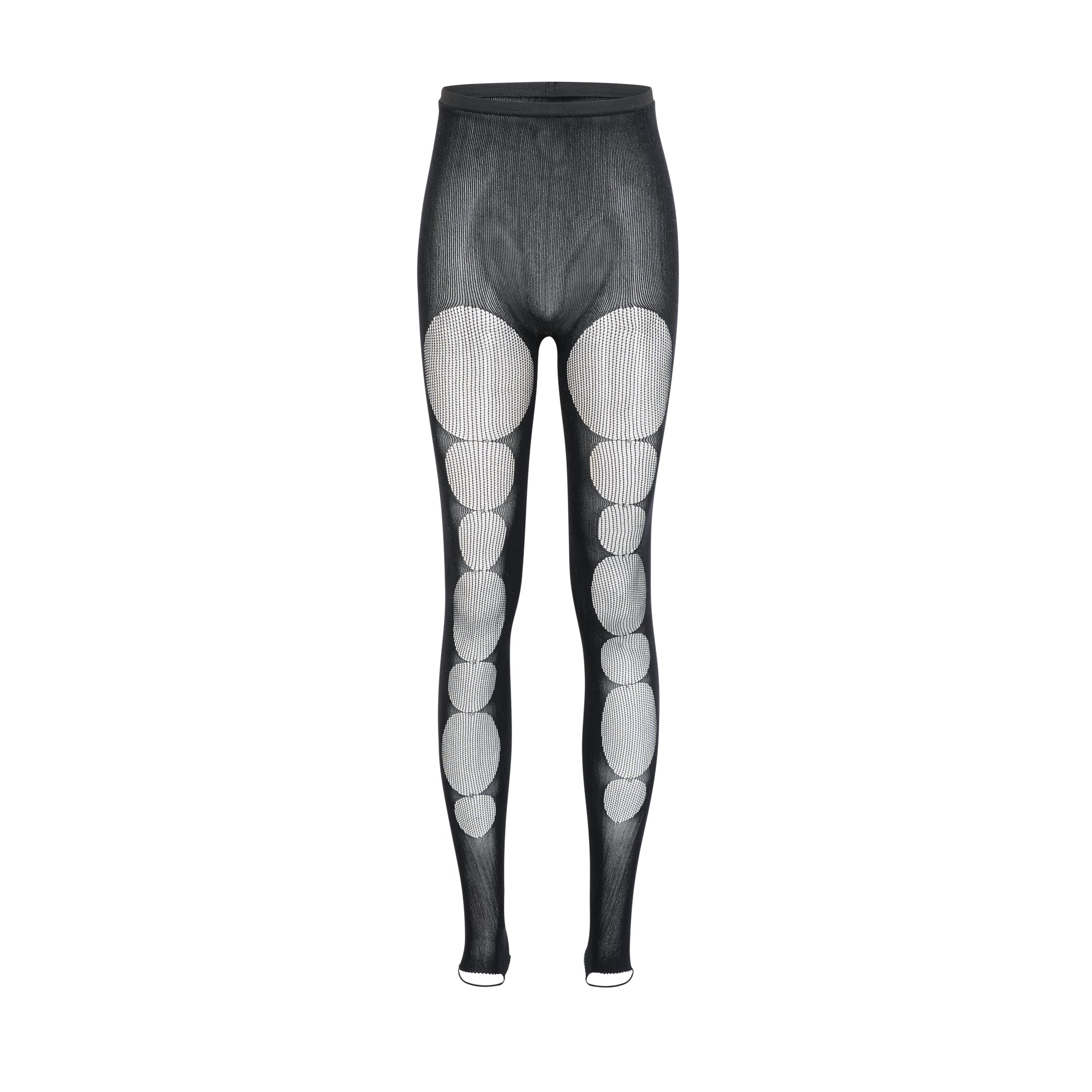 Rivi cut-out elasticated-waistband tights