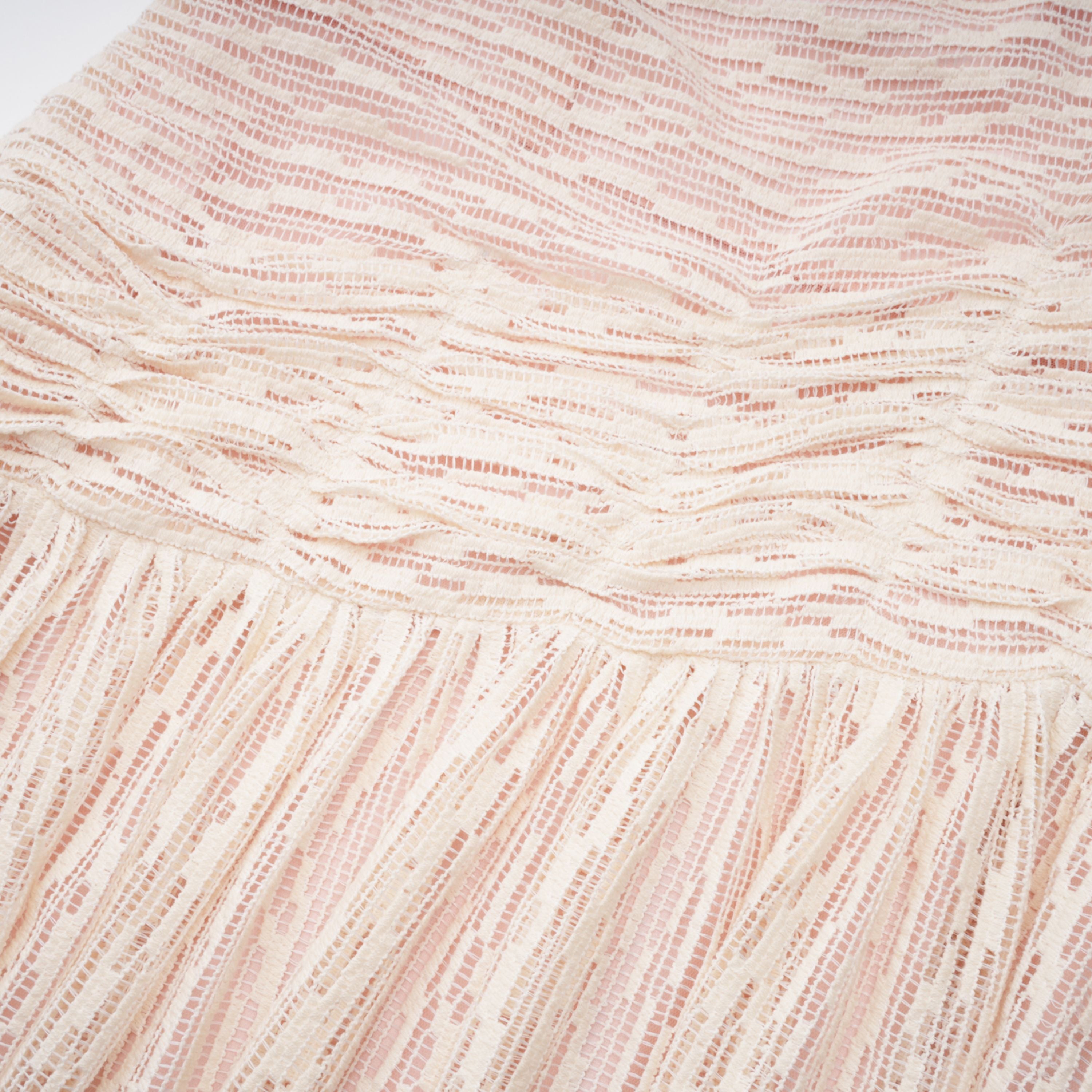 Thale Neutrales asymmetrisches Midikleid mit Struktur und Rüschen