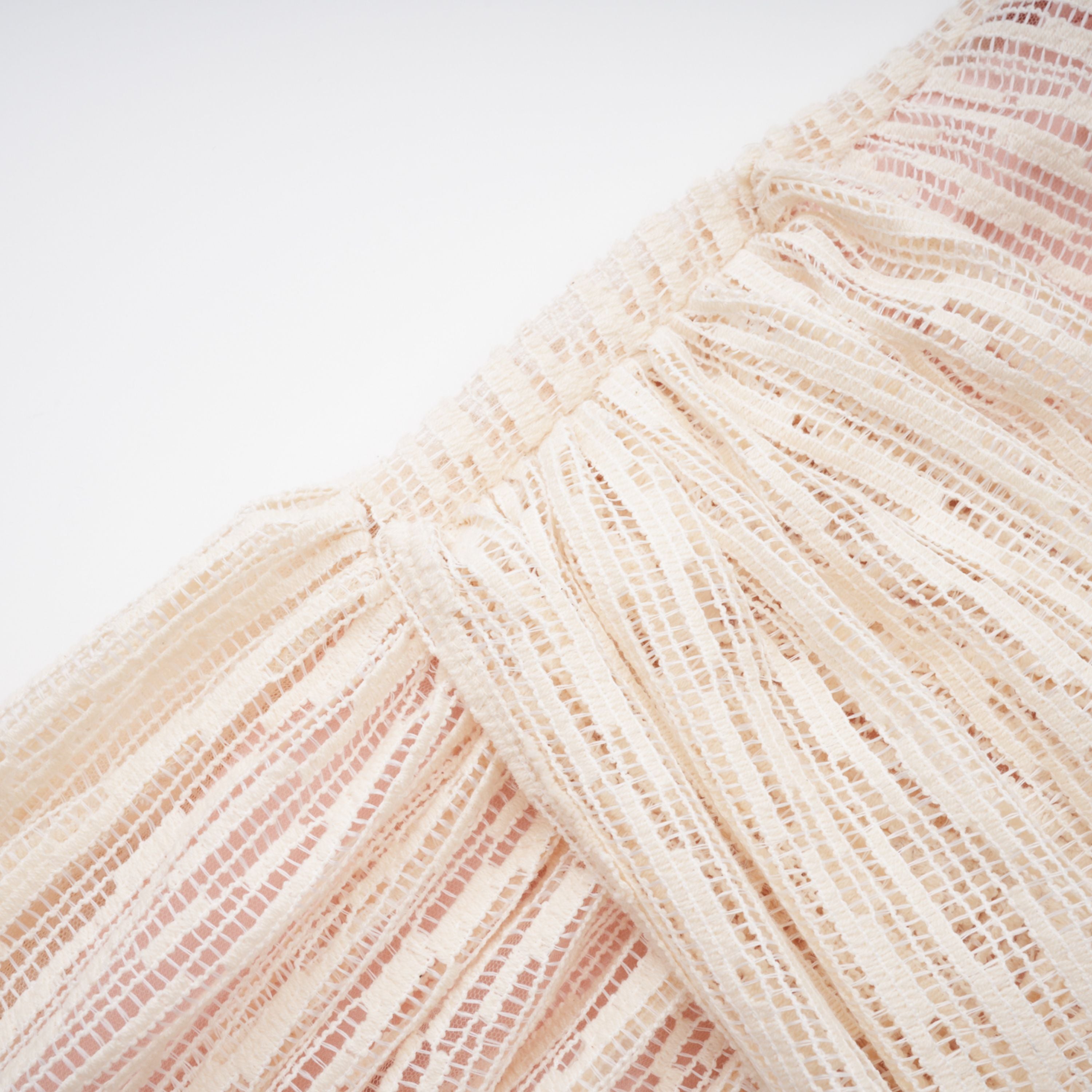 Thale Neutrales asymmetrisches Midikleid mit Struktur und Rüschen