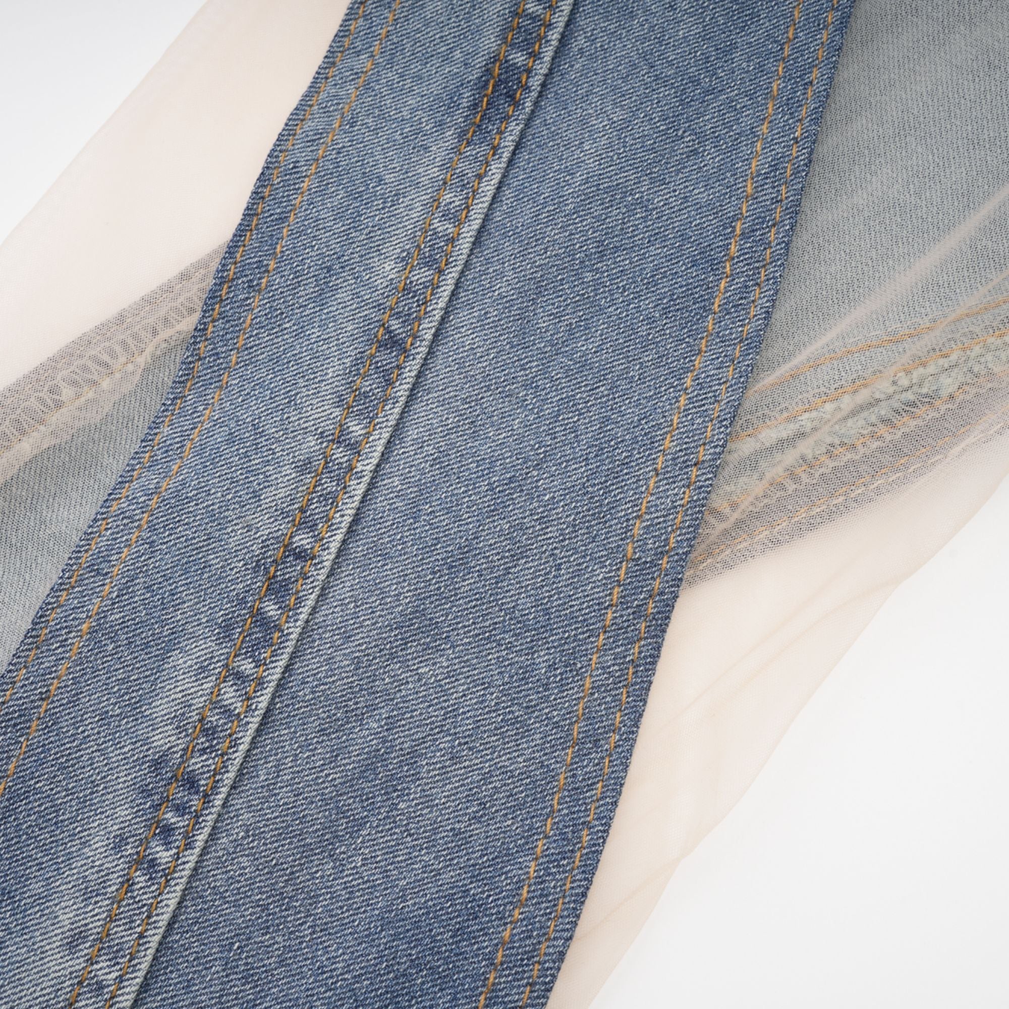 Jeans mit transparenten Einsätzen „Aélis“ 