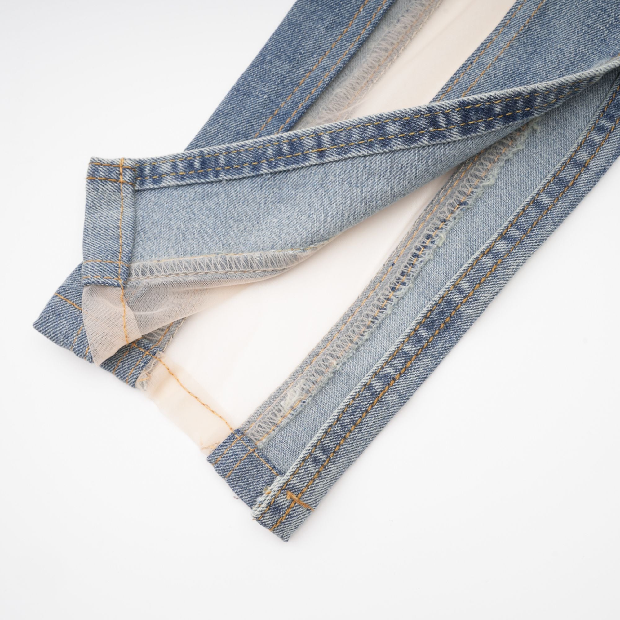 Jeans mit transparenten Einsätzen „Aélis“ 