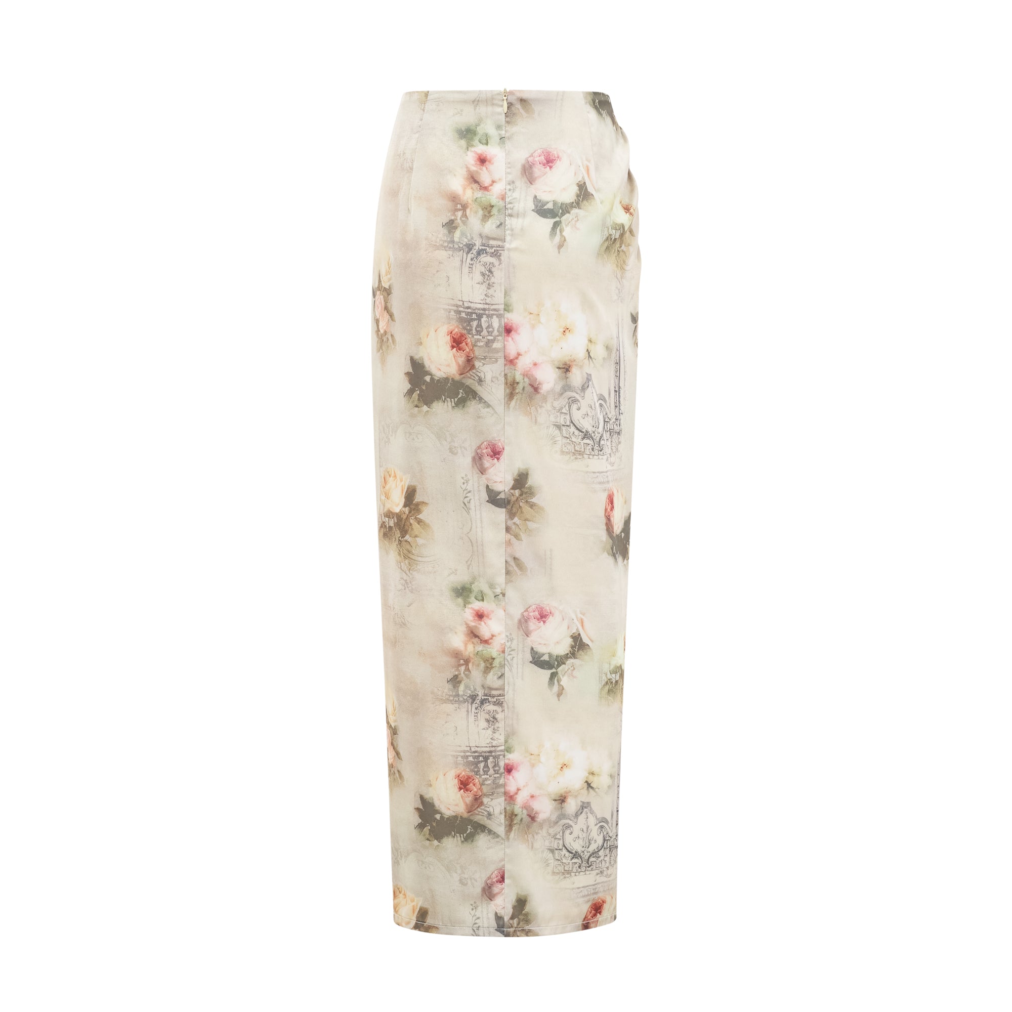 Viviane floral-print top & skirt matching set