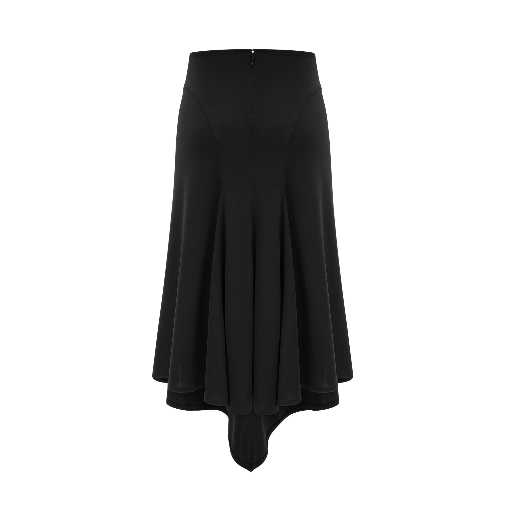 Caribe logo-plaque midi skirt