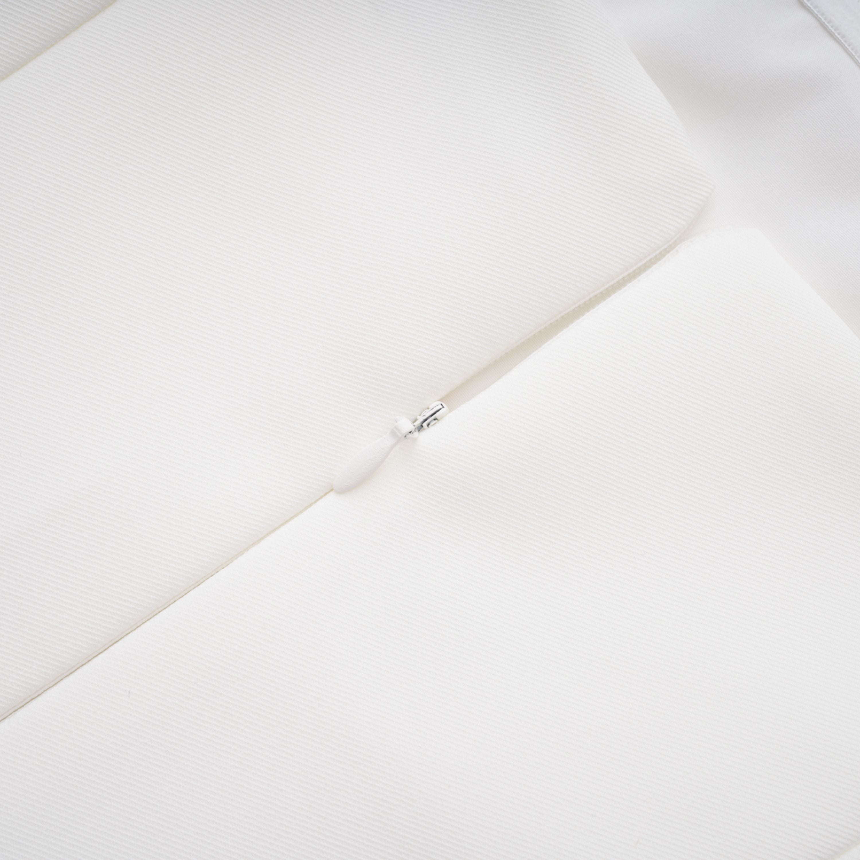 Automne Weißes Maxikleid mit Blumenstickerei