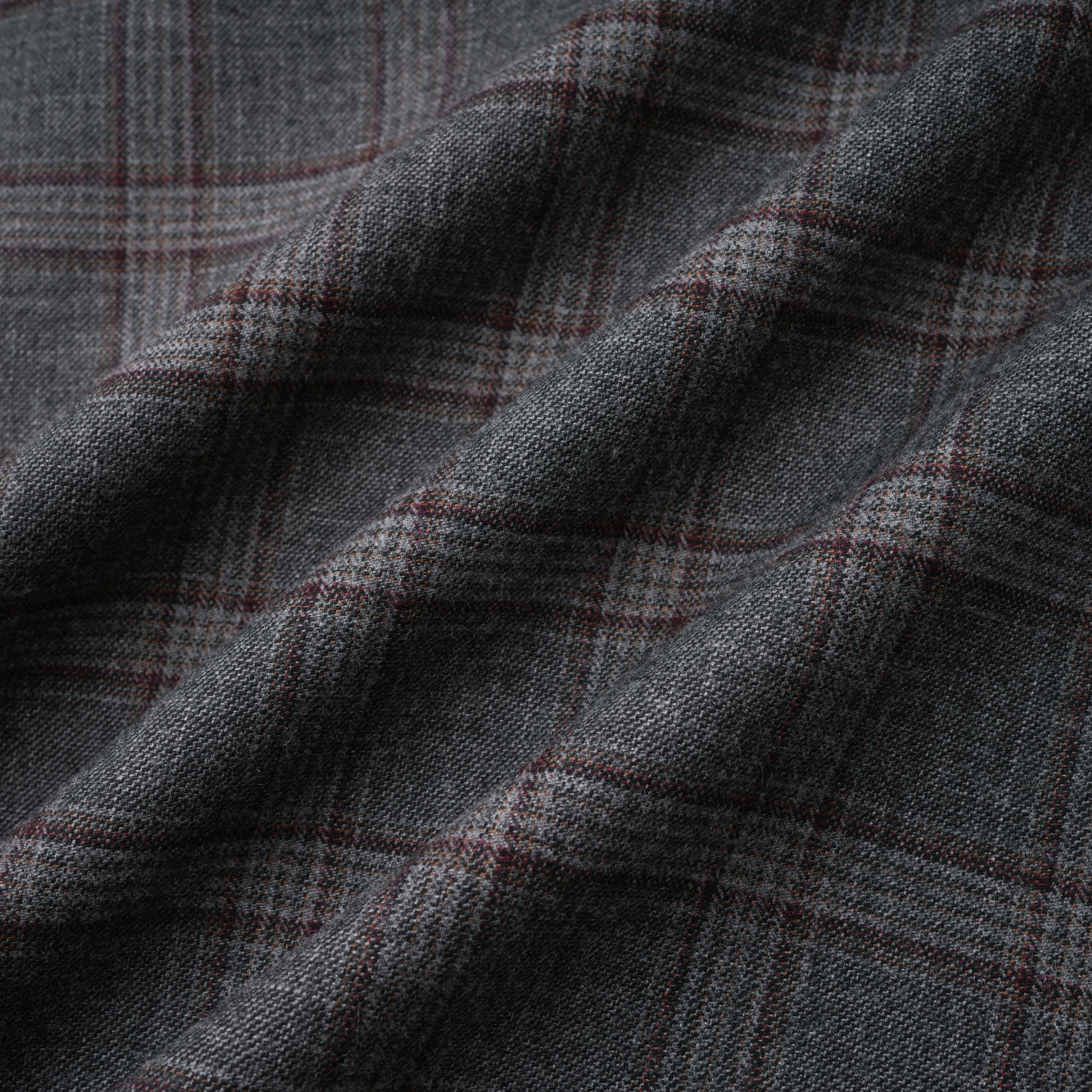 Serena Grey Cut Out Karierter Blazer & Rock Set