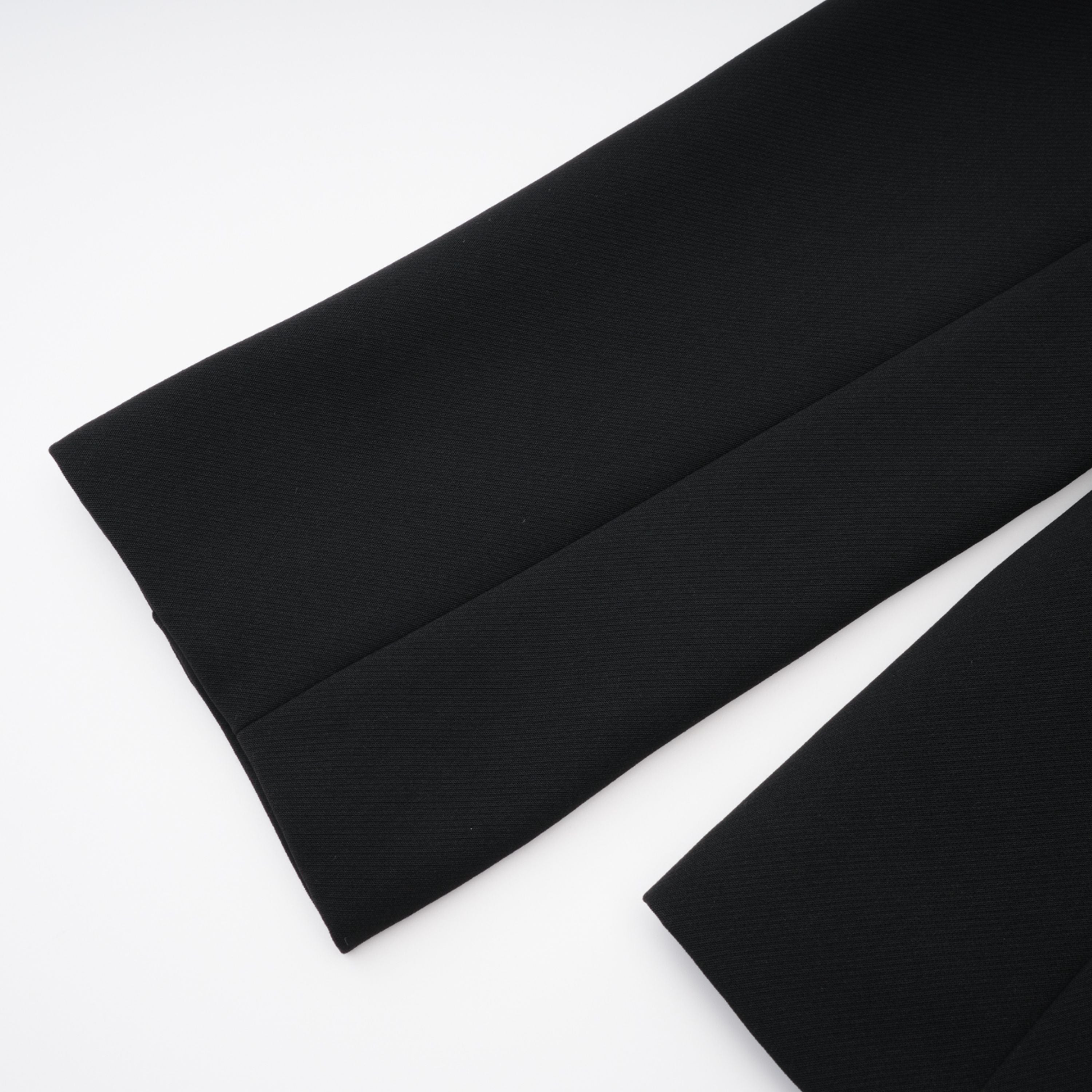 Verena Schwarzer Blazer mit floralem Spitzenbesatz