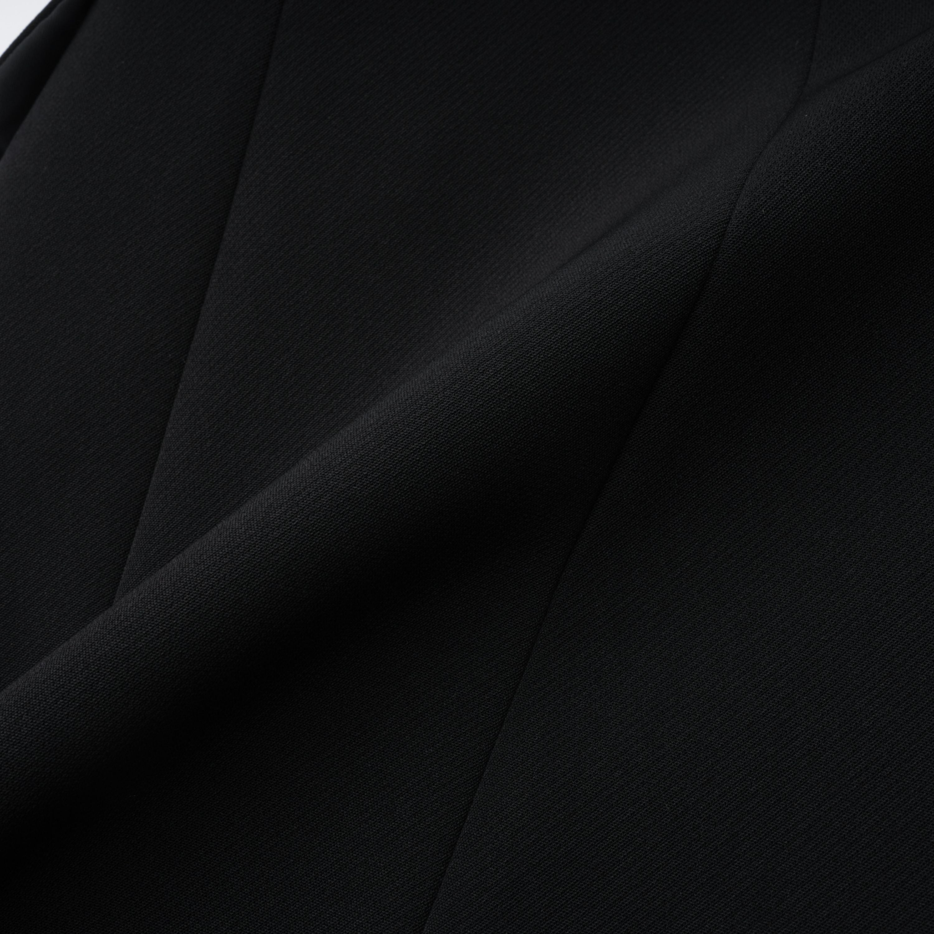 Verena Schwarzer Blazer mit floralem Spitzenbesatz