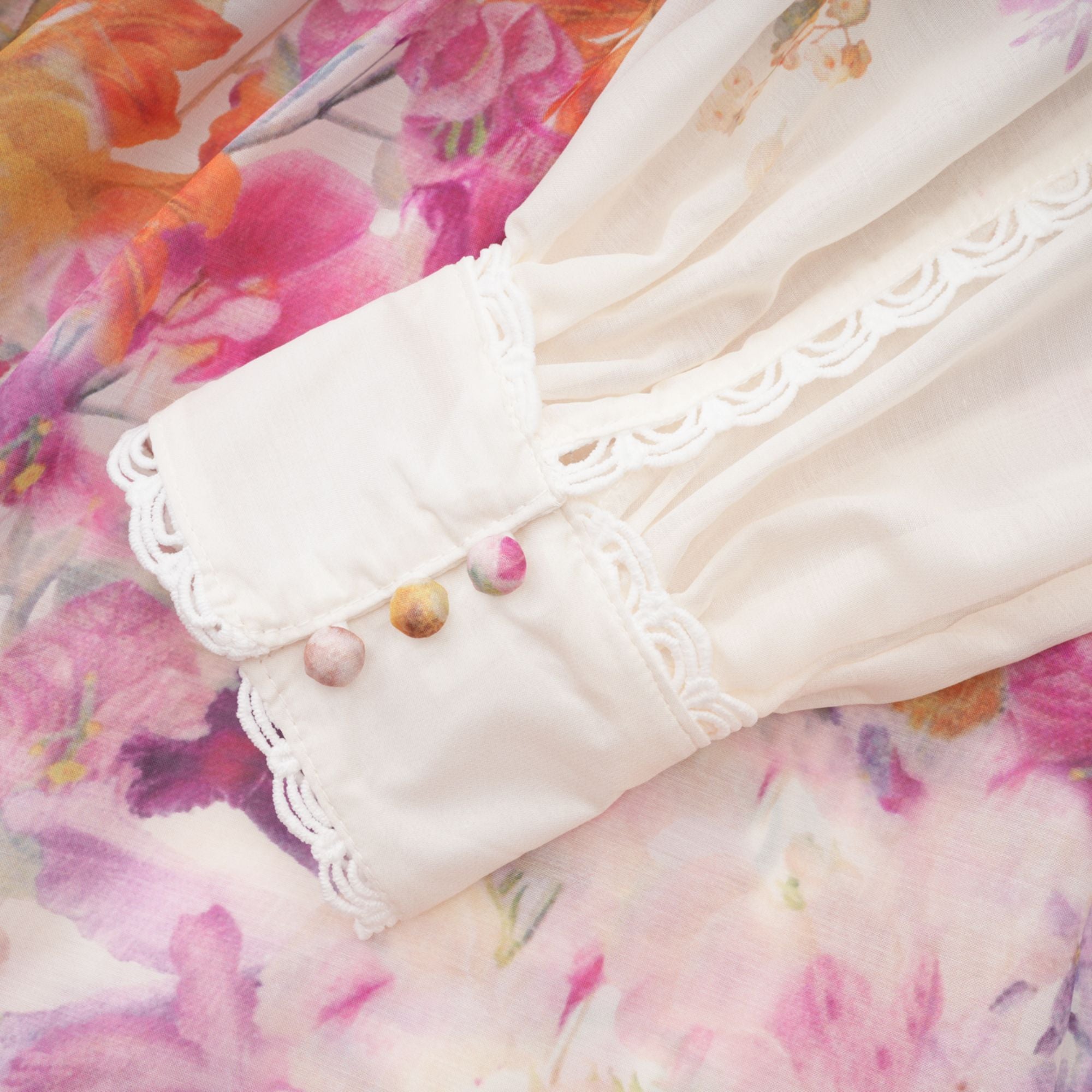 Roxane belted floral-print midi dress